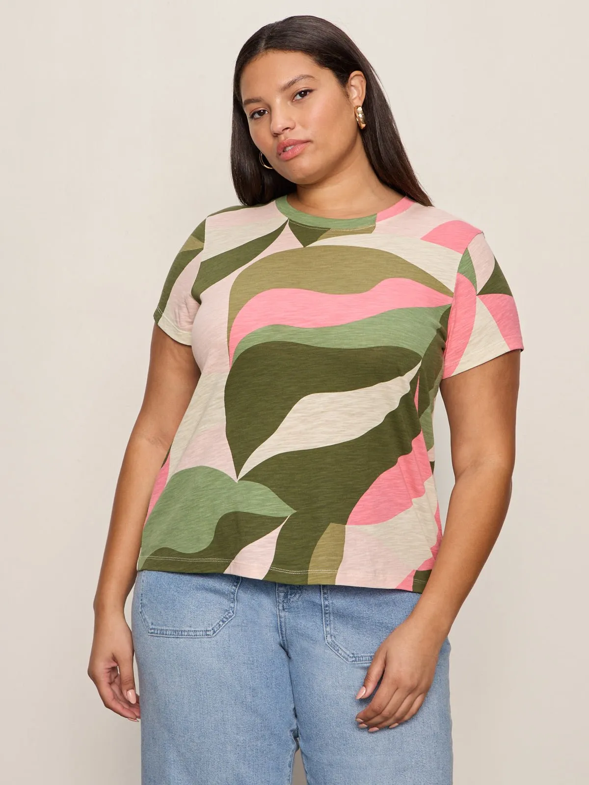 The Perfect Tee Green Vista Extended Sizing sold by Sanctuary product image thumbnail 2