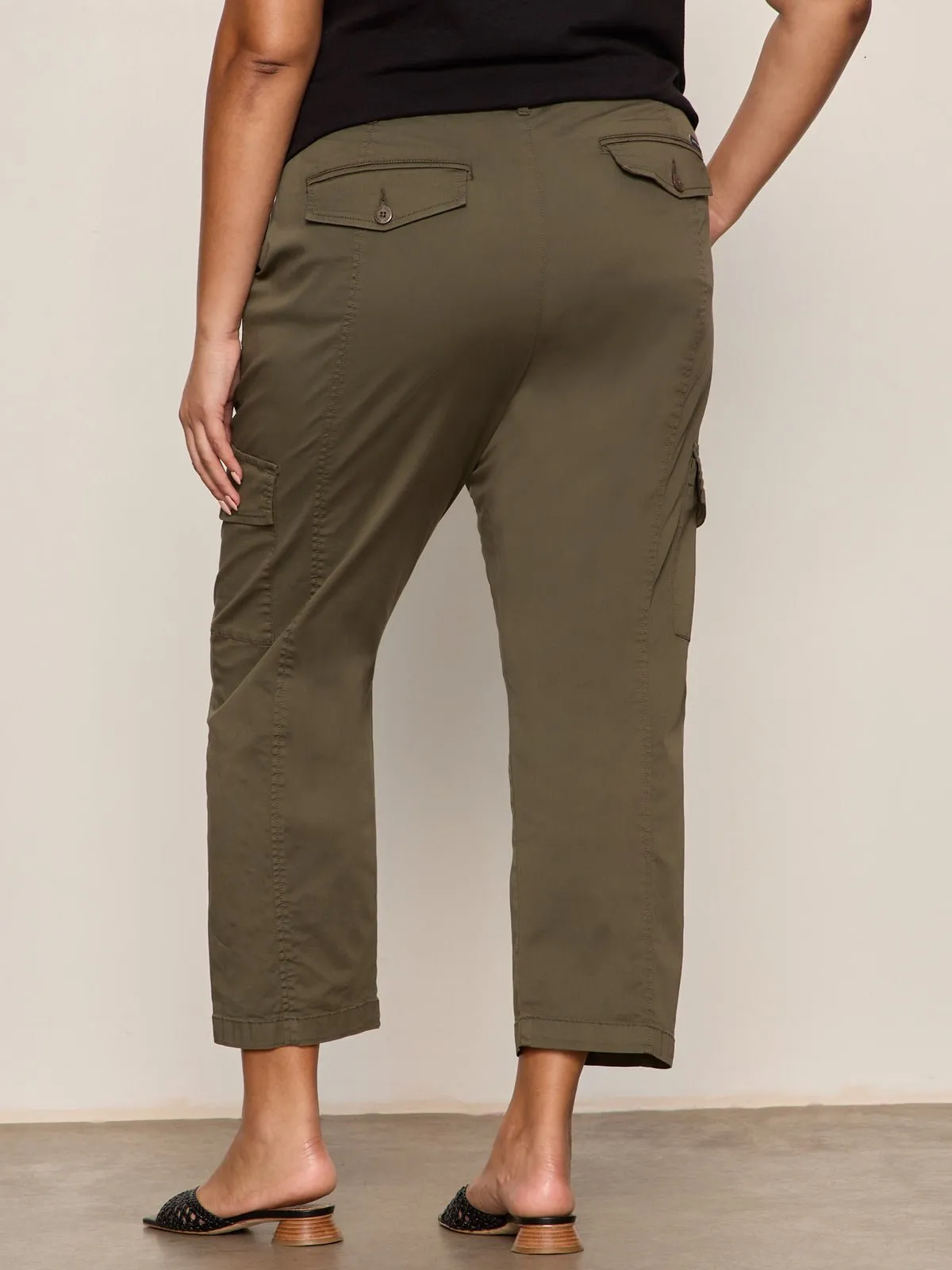Rebel Straight Crop Pant Fatigue Extended Sizing sold by Sanctuary product image thumbnail 3