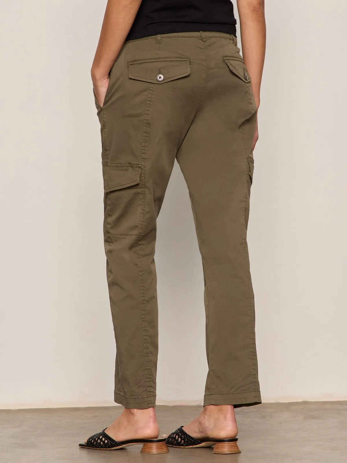Rebel Straight Crop Pant Fatigue sold by Sanctuary product image thumbnail 3