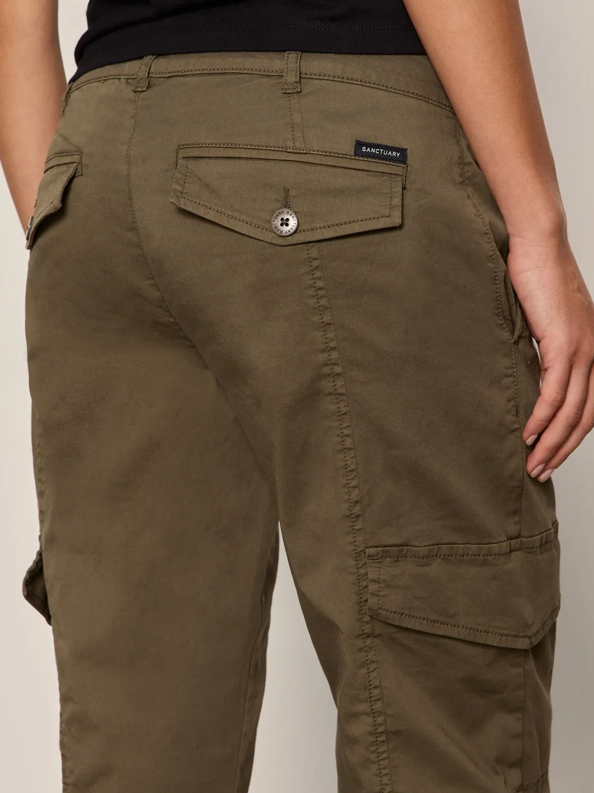 Rebel Straight Crop Pant Fatigue sold by Sanctuary product image thumbnail 4