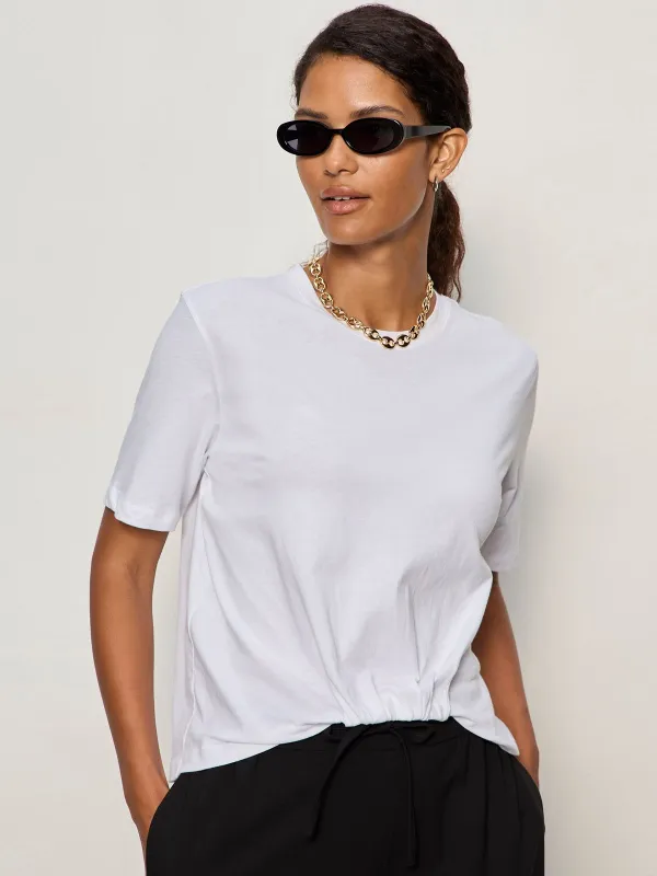 Tuck It Under Tee White sold by Sanctuary