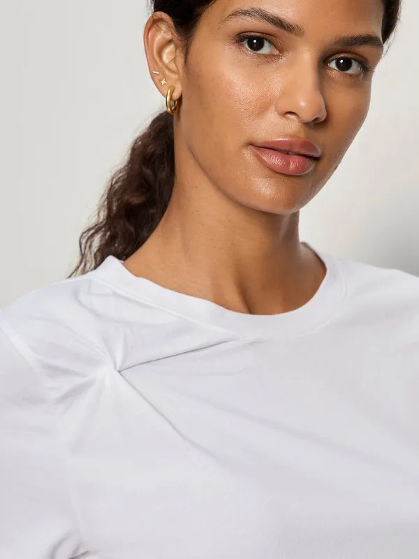 Soft Twist Tee White sold by Sanctuary