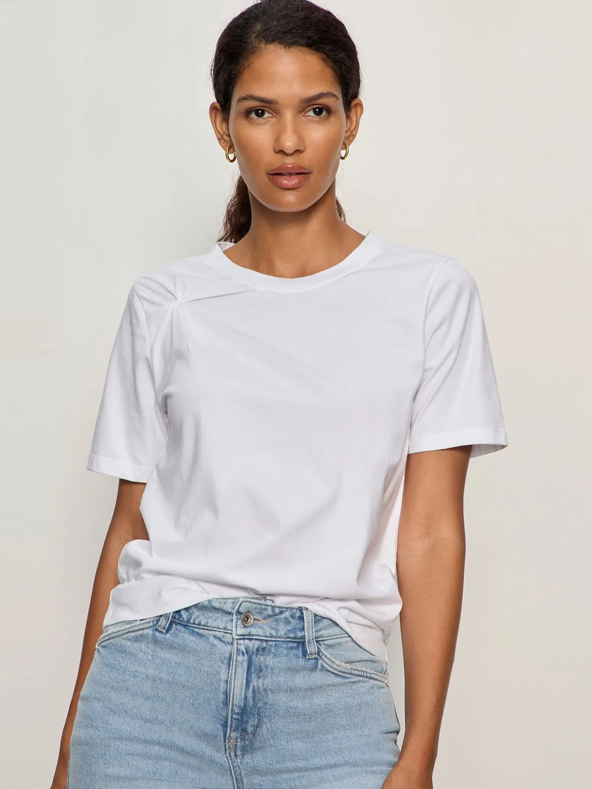 Soft Twist Tee White sold by Sanctuary product image thumbnail 2