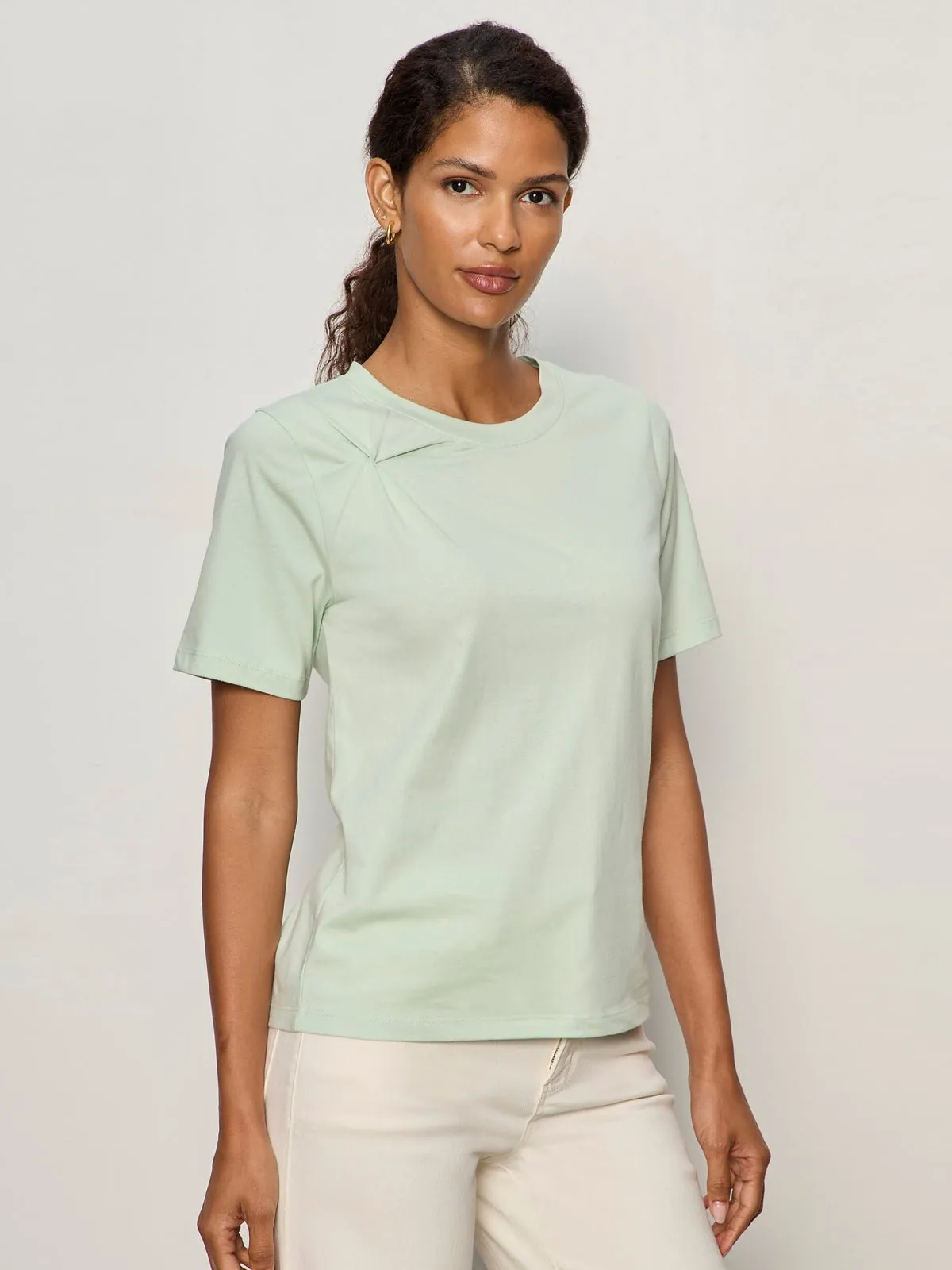 Soft Twist Tee Detox Green sold by Sanctuary product image thumbnail 3