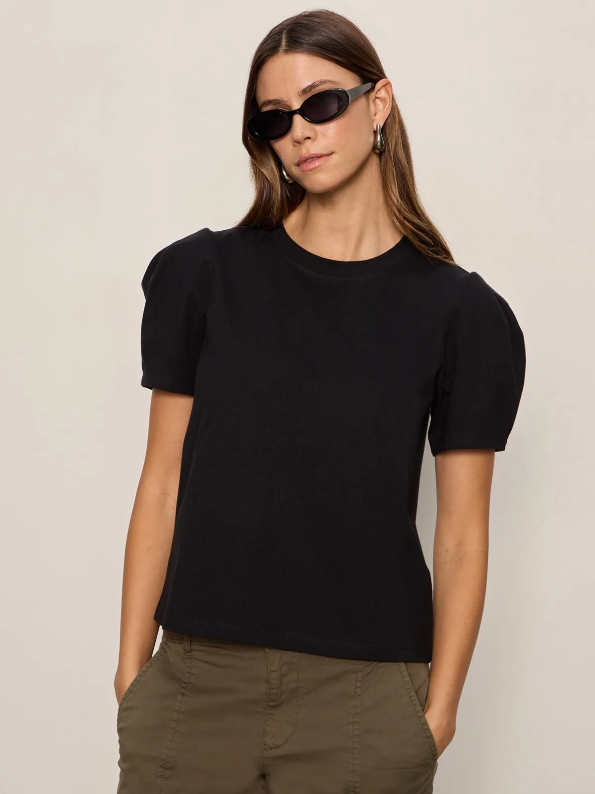 Pleated Tee Black sold by Sanctuary product image thumbnail 2