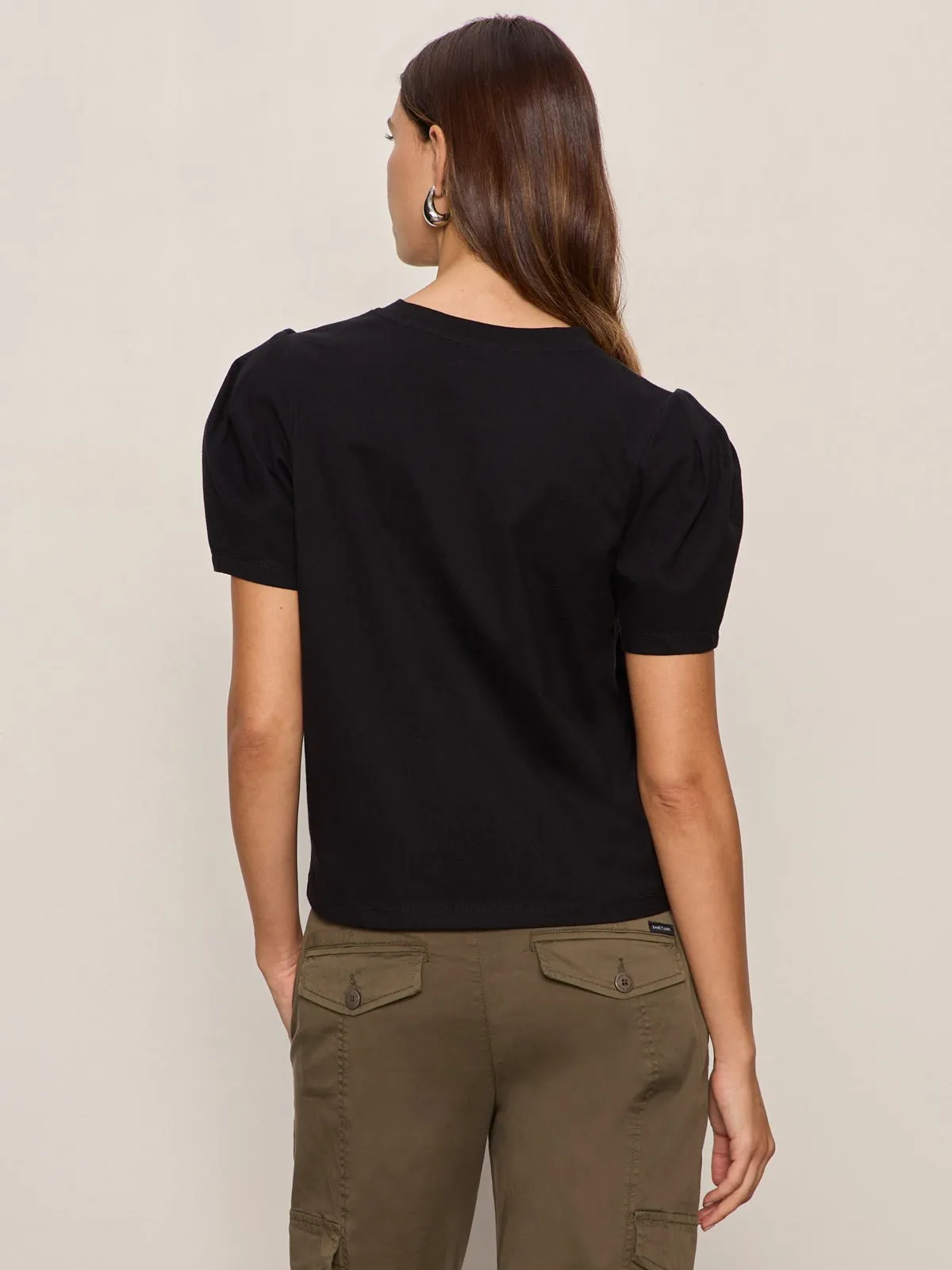 Pleated Tee Black sold by Sanctuary product image thumbnail 4