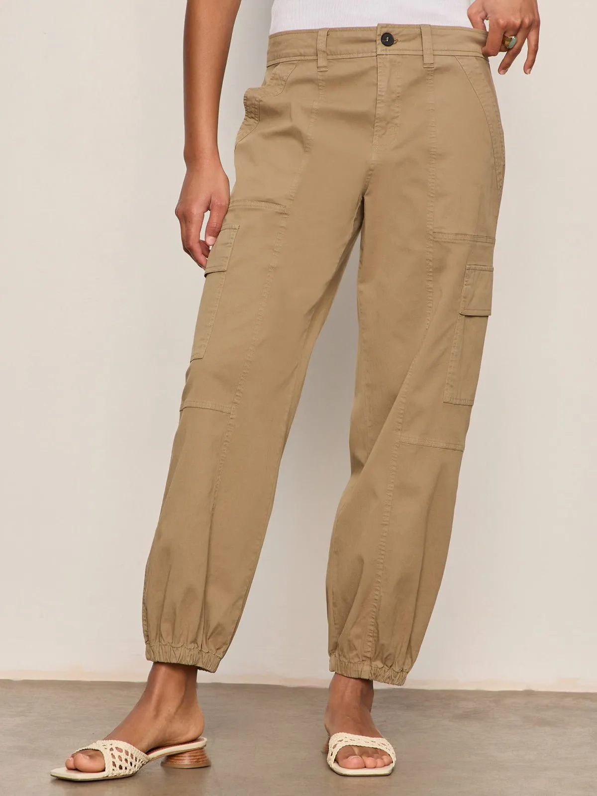 Vista Pant Covert Green sold by Sanctuary