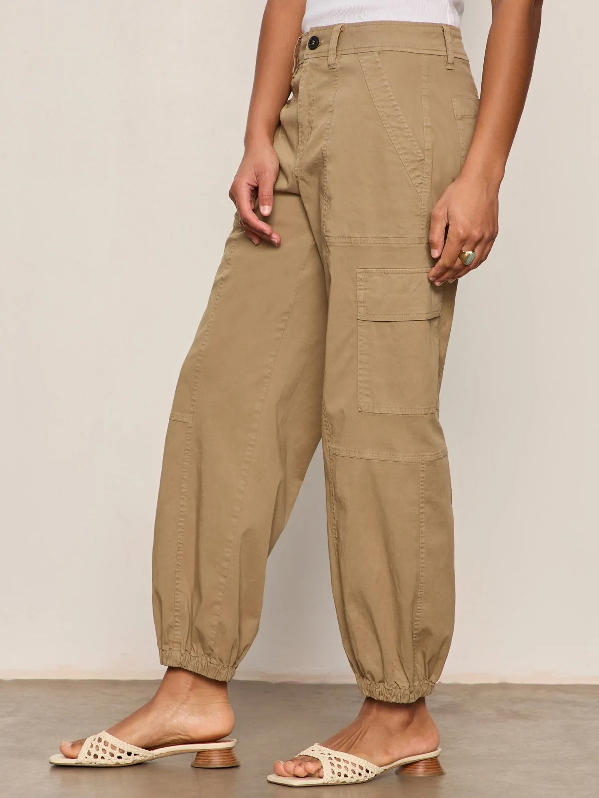 Vista Pant Covert Green sold by Sanctuary product image thumbnail 3