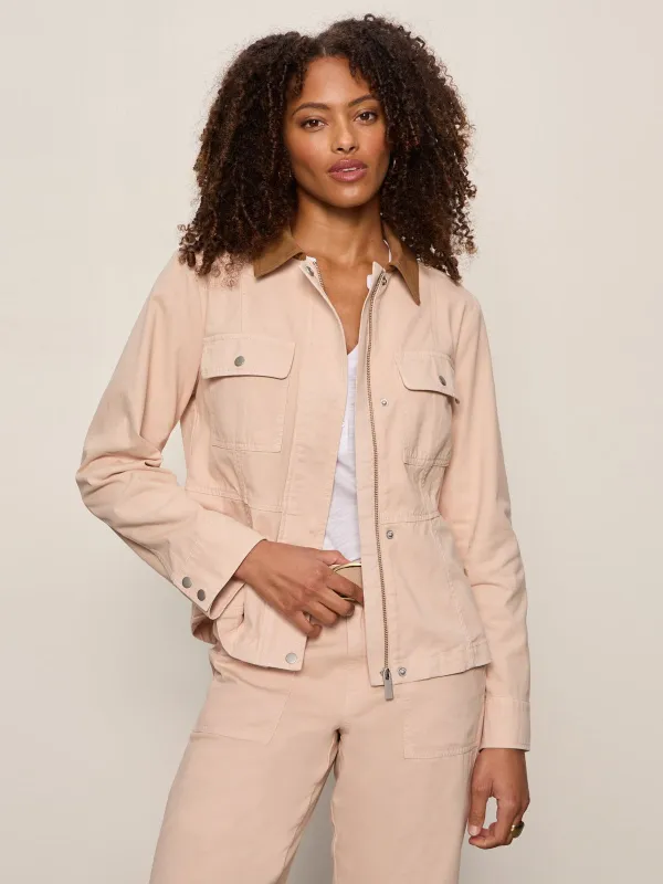 Haven Jacket Rose Tea sold by Sanctuary