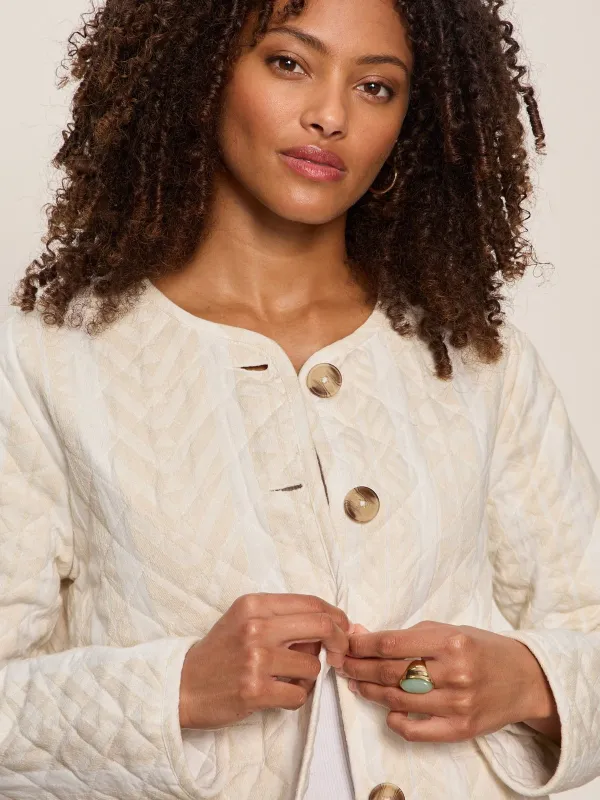 Crafted Coco Jacket Collagen Stripe sold by Sanctuary