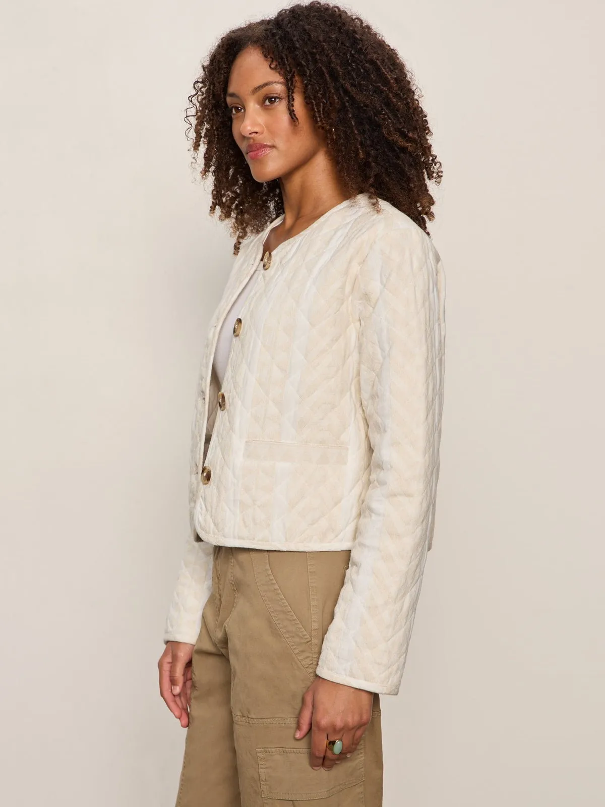 Crafted Coco Jacket Collagen Stripe sold by Sanctuary product image thumbnail 3