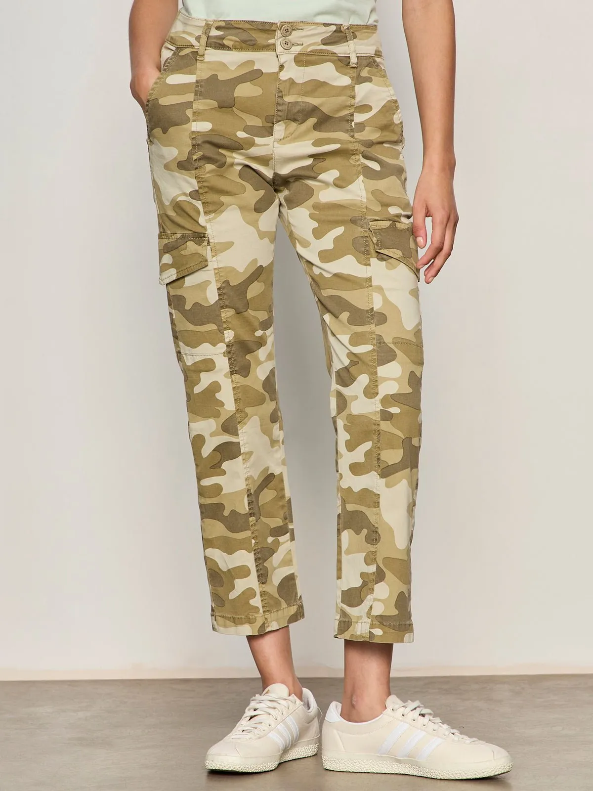 Rebel Straight Crop Pant Canyon Camo sold by Sanctuary