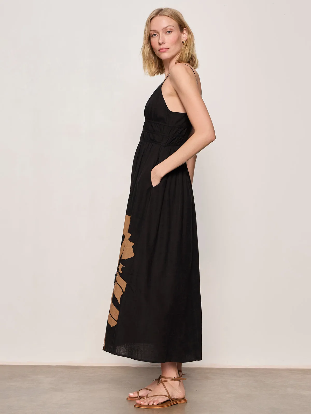 Mira Embellished Volume Dress Macro Lotus sold by Sanctuary product image thumbnail 3