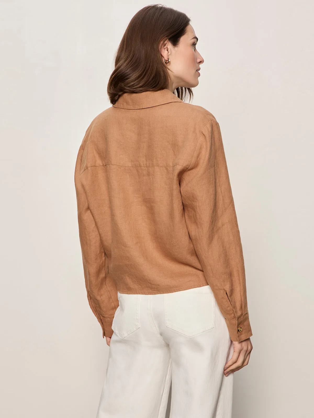 More Love Linen Tie Top Toasted Coconut sold by Sanctuary product image thumbnail 2