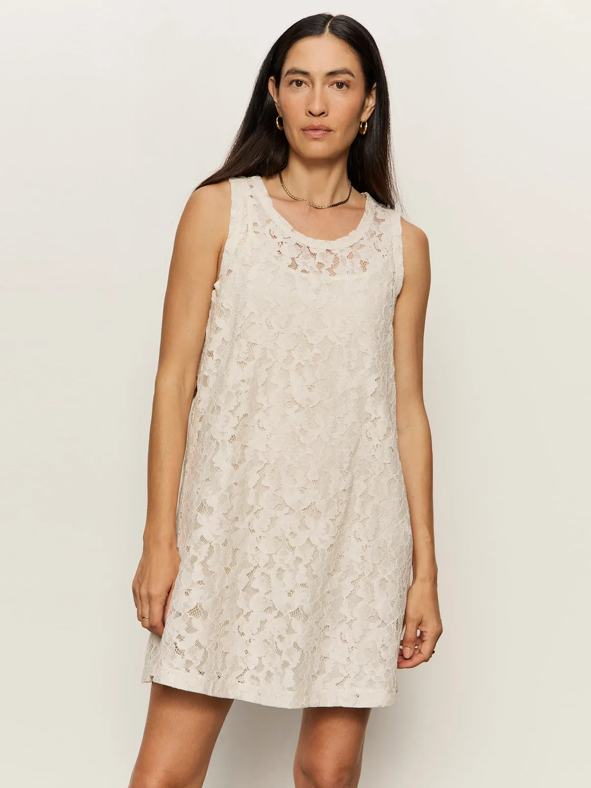 Sunday Best Lace Tank Dress Collagen sold by Sanctuary product image thumbnail 5