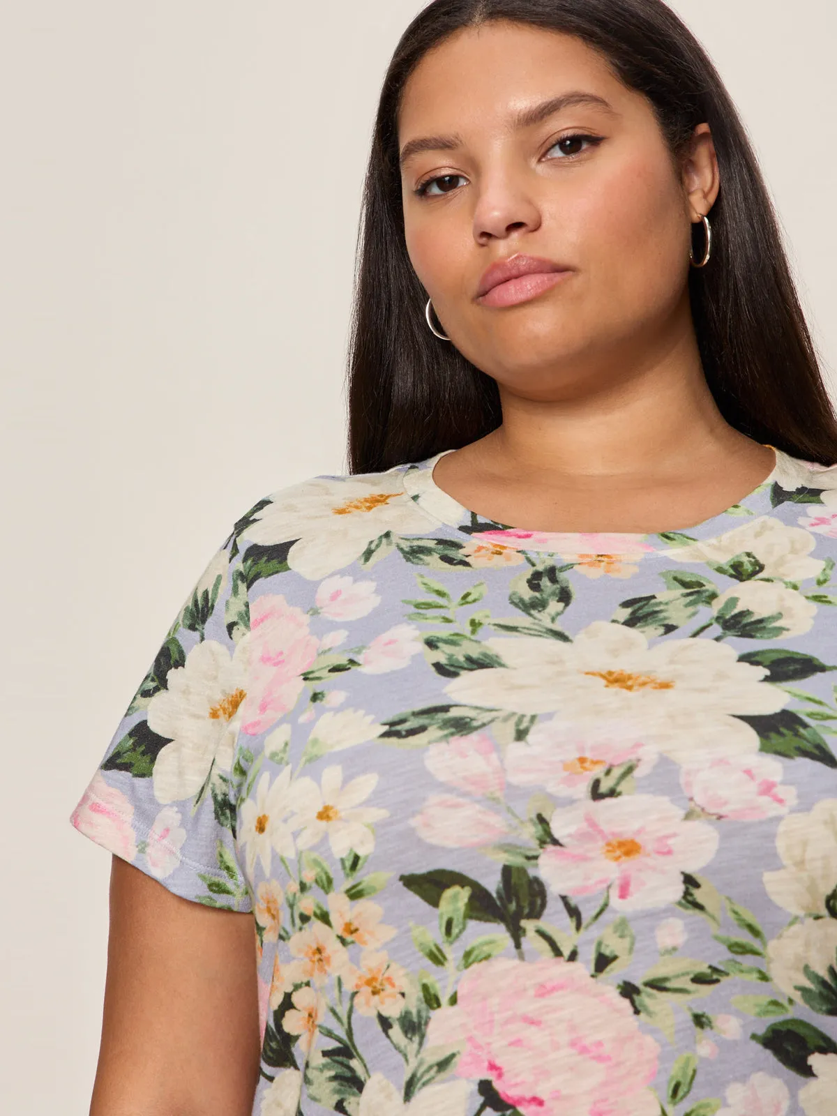 The Perfect Tee Spring Floral Extended Sizing sold by Sanctuary product image thumbnail 5