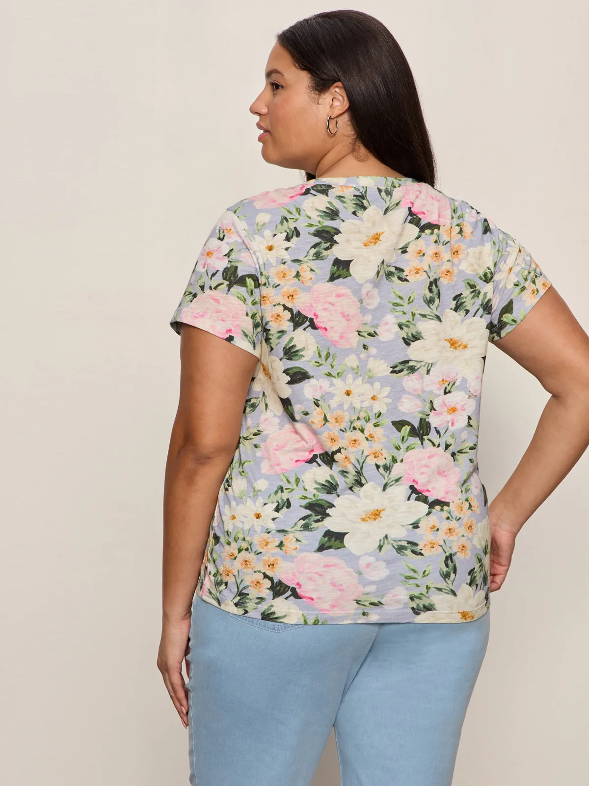 The Perfect Tee Spring Floral Extended Sizing sold by Sanctuary product image thumbnail 2