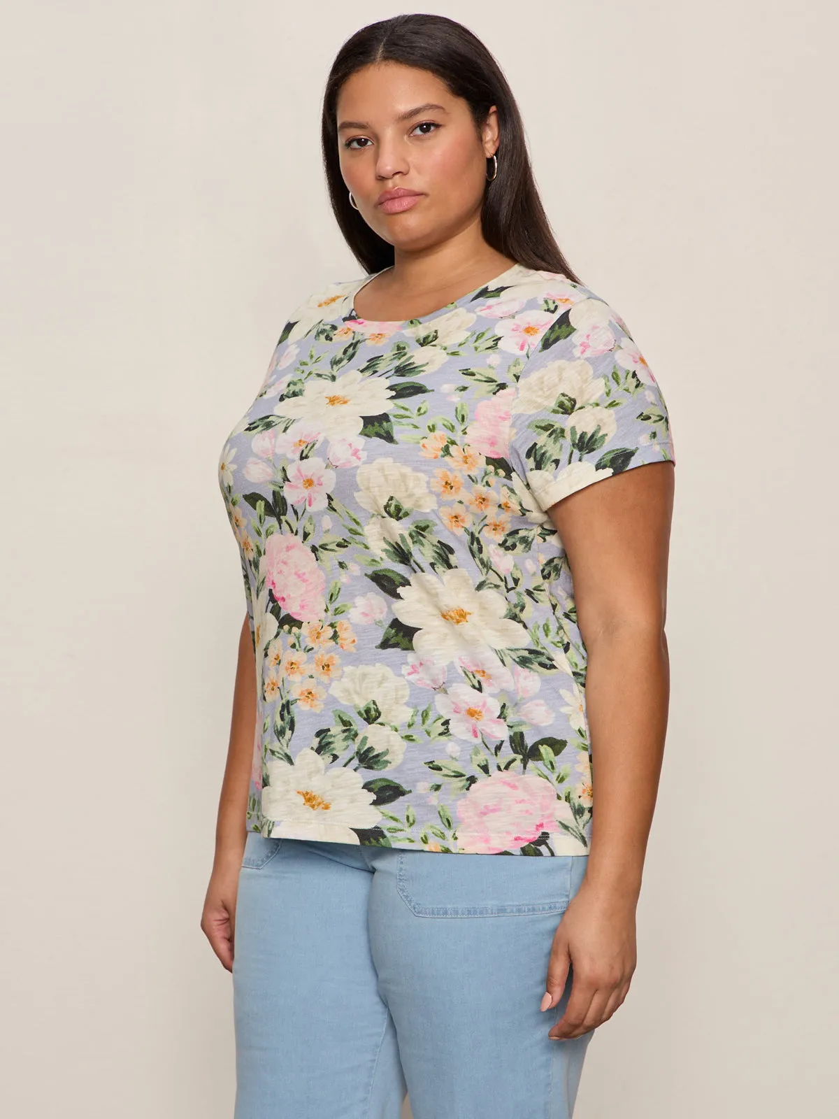 The Perfect Tee Spring Floral Extended Sizing sold by Sanctuary product image thumbnail 3