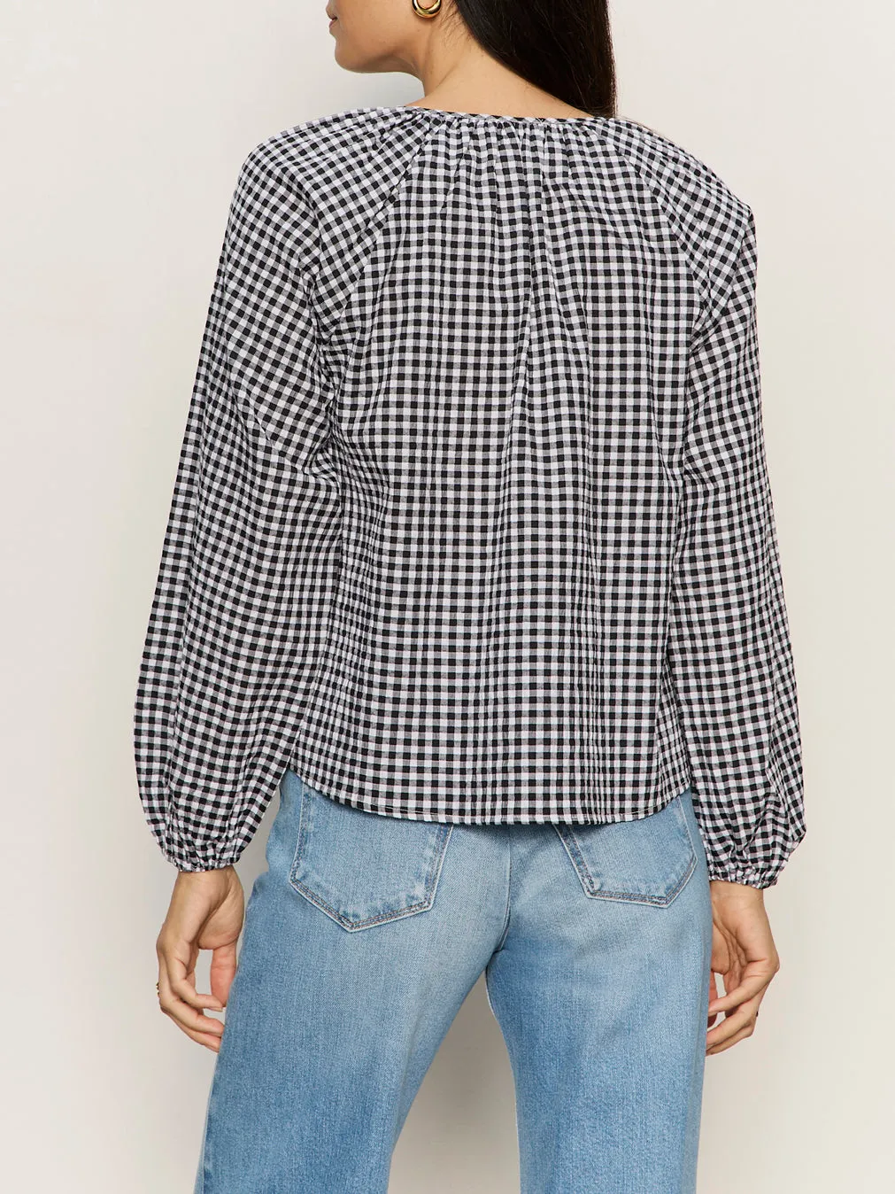 Perfect Gingham Button Blouse Picnic Petite Sizing sold by Sanctuary product image thumbnail 3