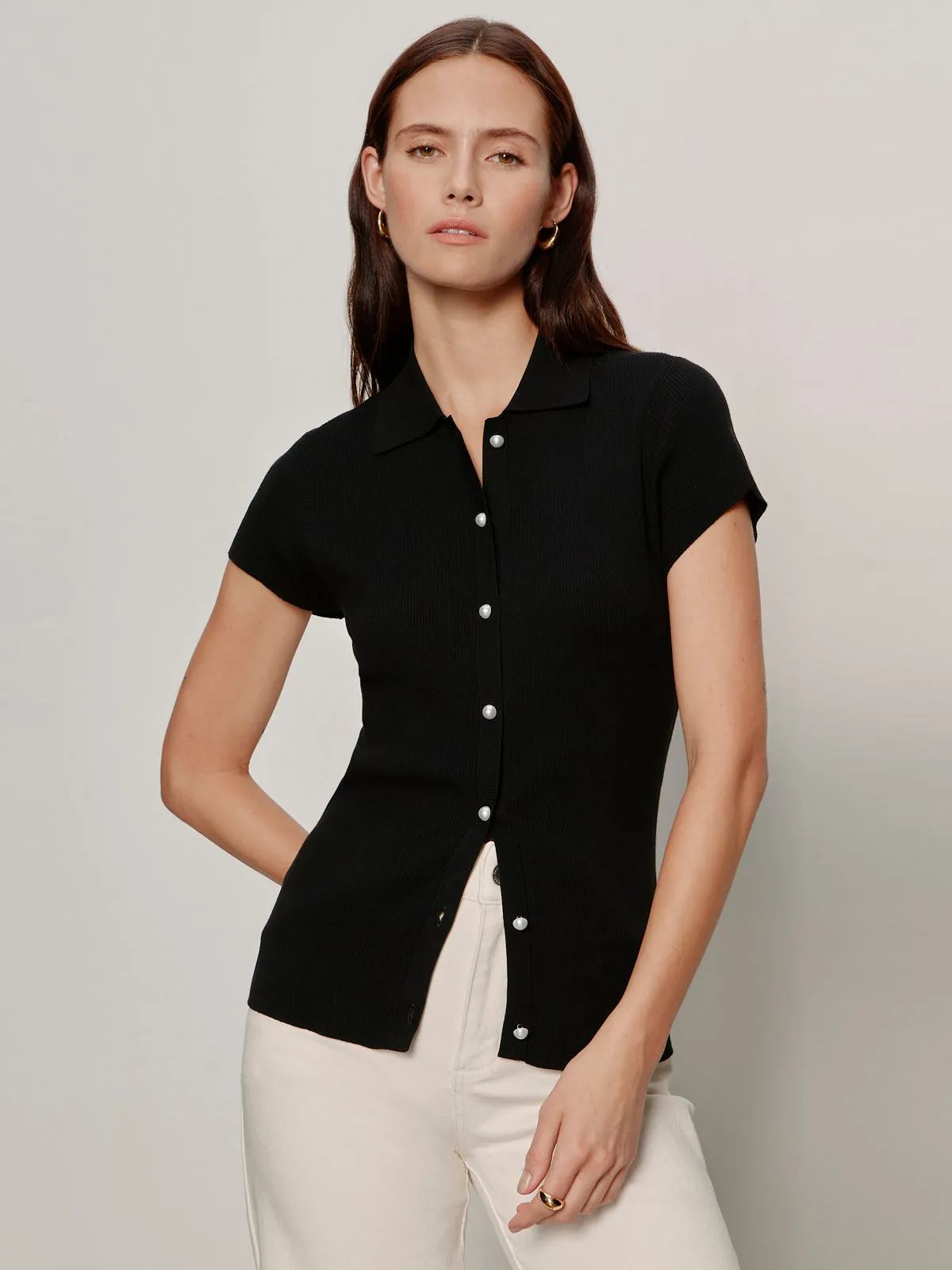 Lover Girl Ribbed Sweater Black sold by Sanctuary