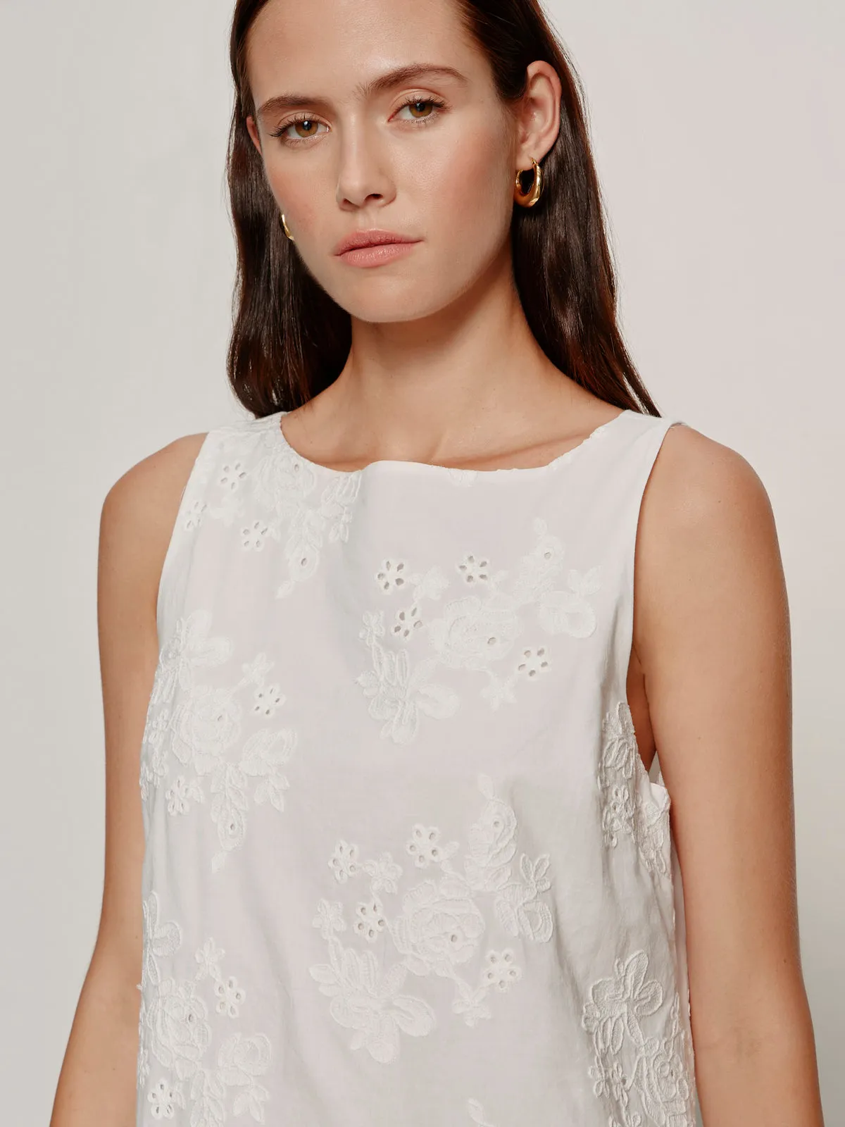 Garden Eyelet Bubble Dress White sold by Sanctuary product image thumbnail 4