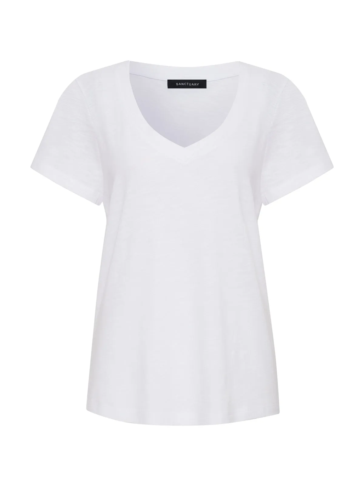 Soft V Neck Tee White sold by Sanctuary product image thumbnail 5