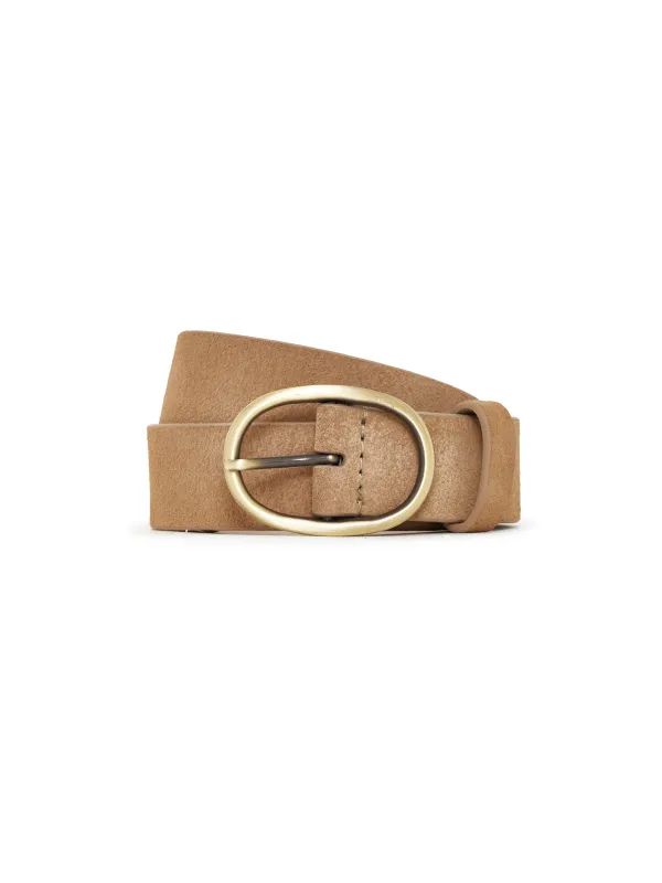 Endless Suede Belt Light Oat sold by Sanctuary