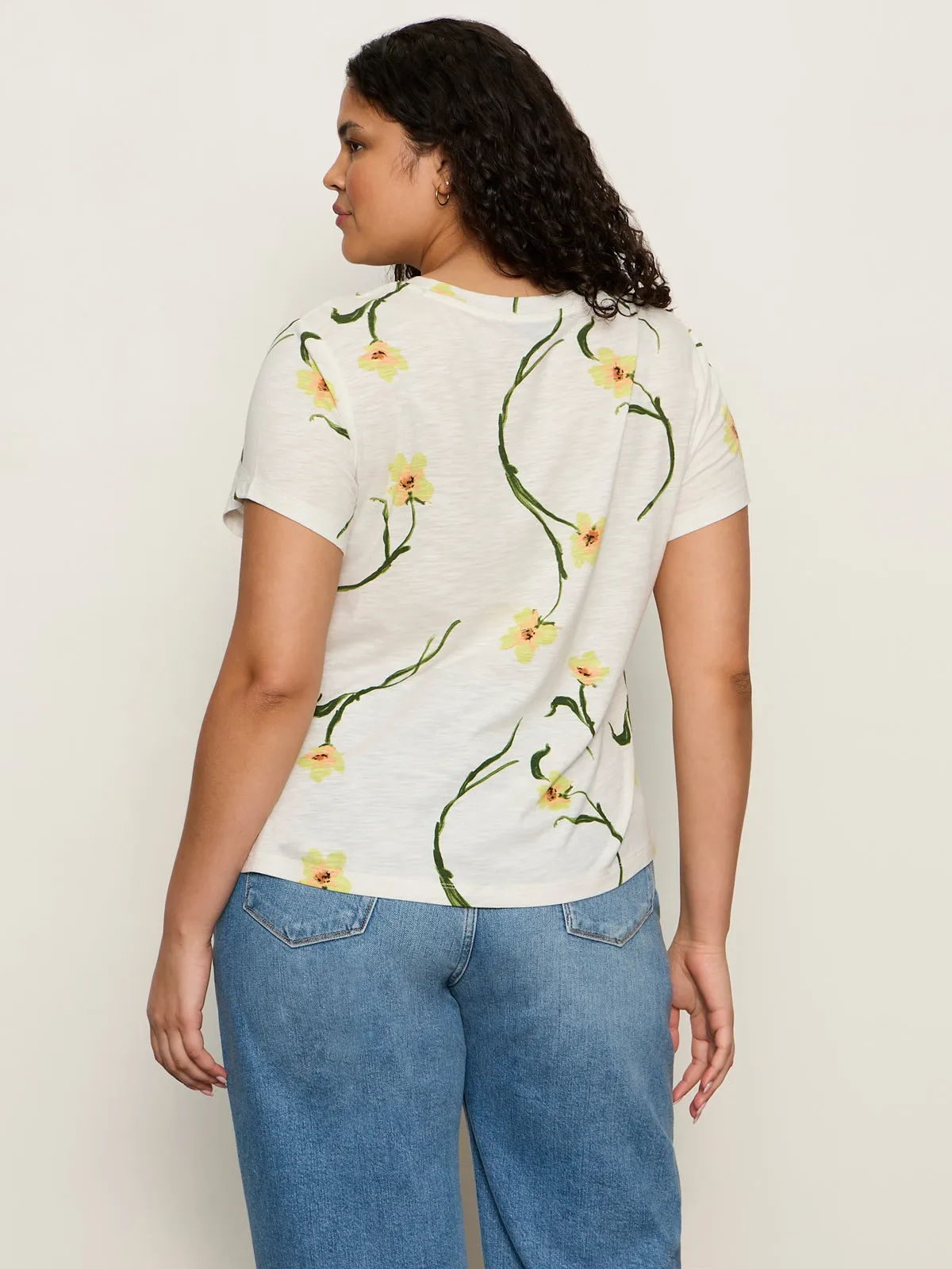 The Perfect Tee Lemon Meadow Extended Sizing sold by Sanctuary product image thumbnail 5
