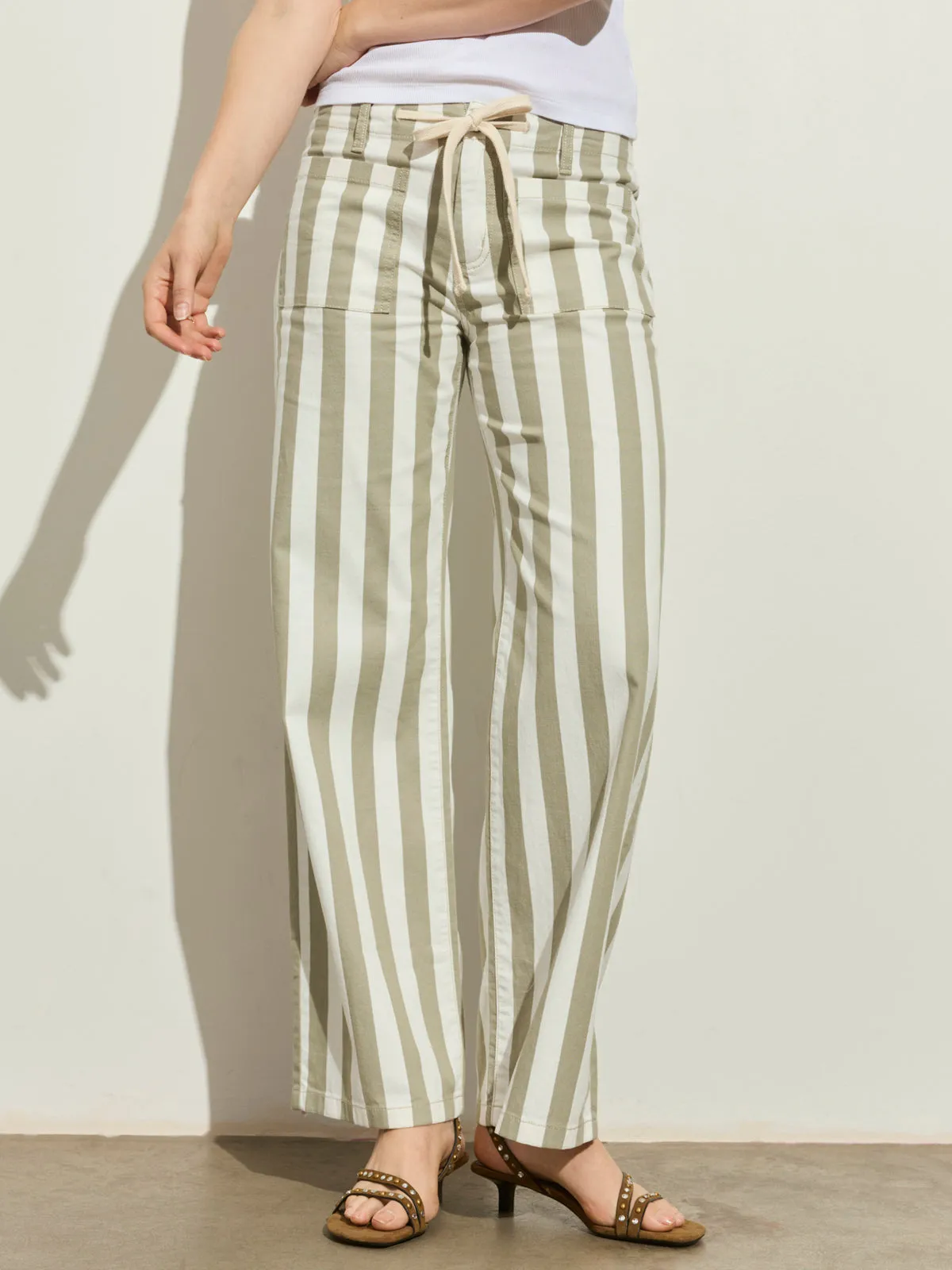 Cafe Pant Olive Tree/Chalk sold by Sanctuary product image thumbnail 2