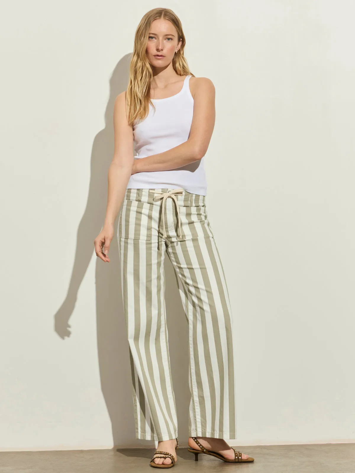 Cafe Pant Olive Tree/Chalk sold by Sanctuary product image thumbnail 5