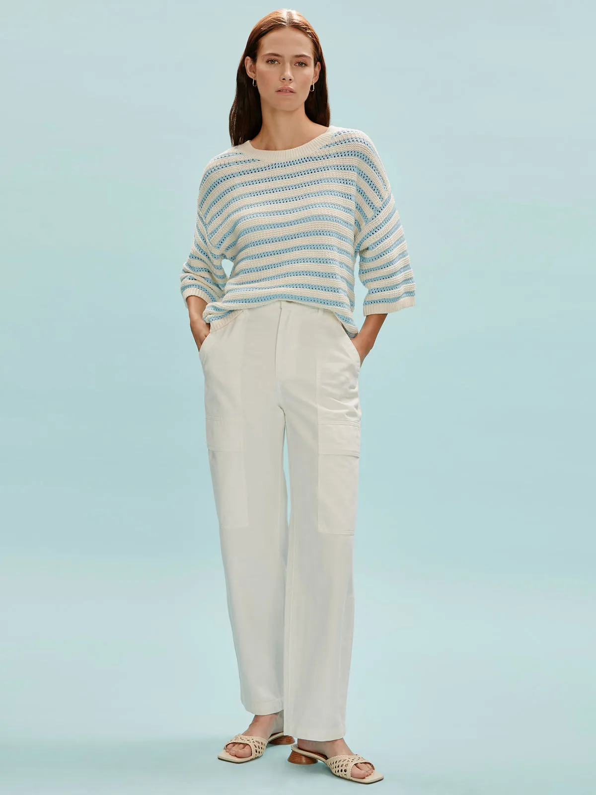 Boyfriend Utility Pant White sold by Sanctuary product image thumbnail 5