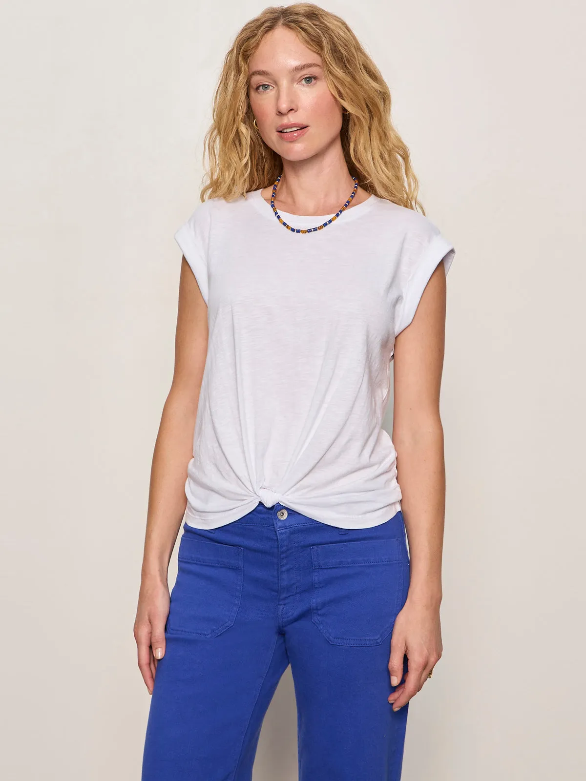 Knotted Muscle Tee White sold by Sanctuary product image thumbnail 4