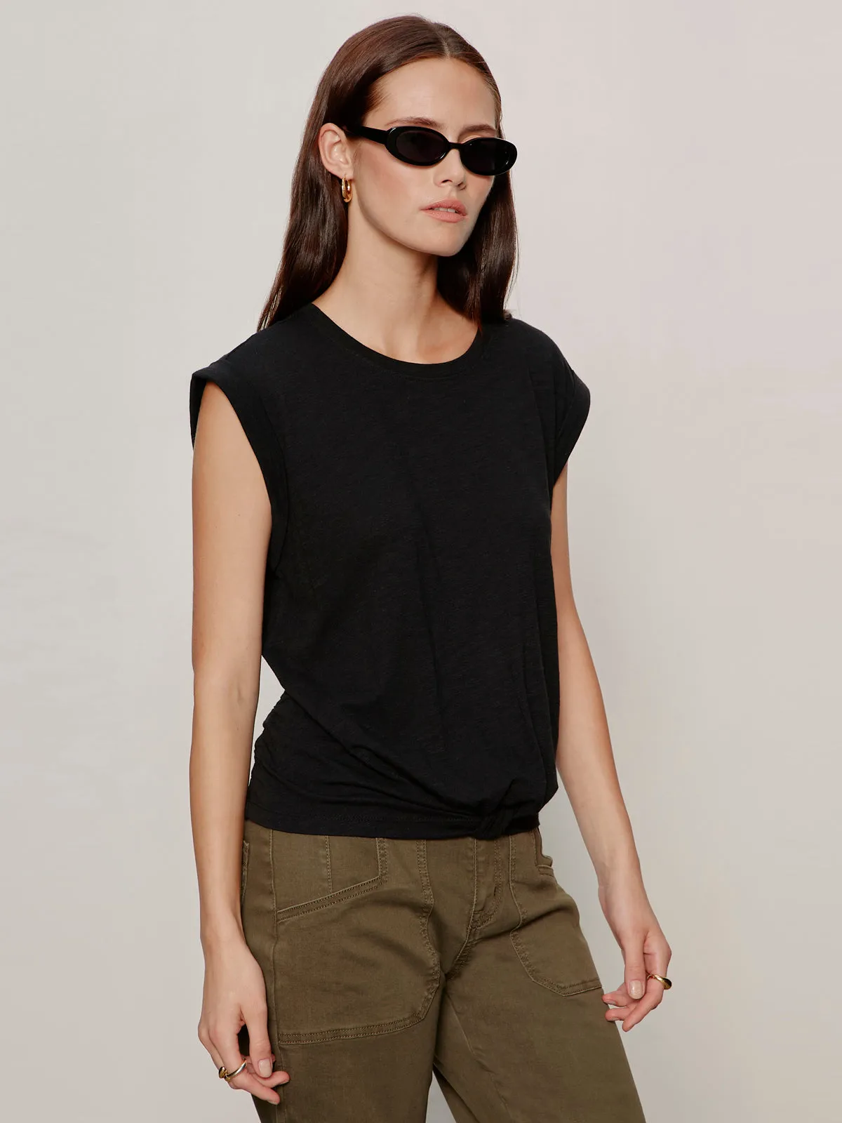 Knotted Muscle Tee Black sold by Sanctuary product image thumbnail 3