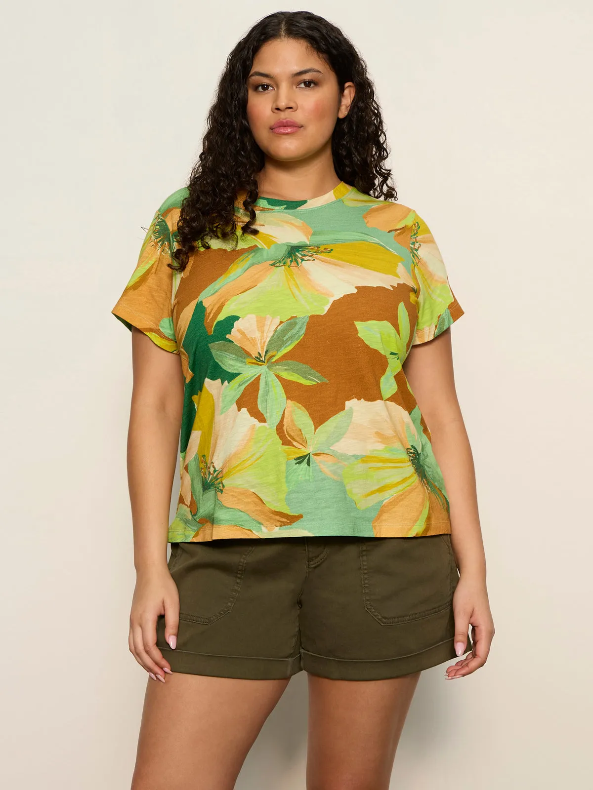 The Perfect Tee Green House Extended Sizing sold by Sanctuary