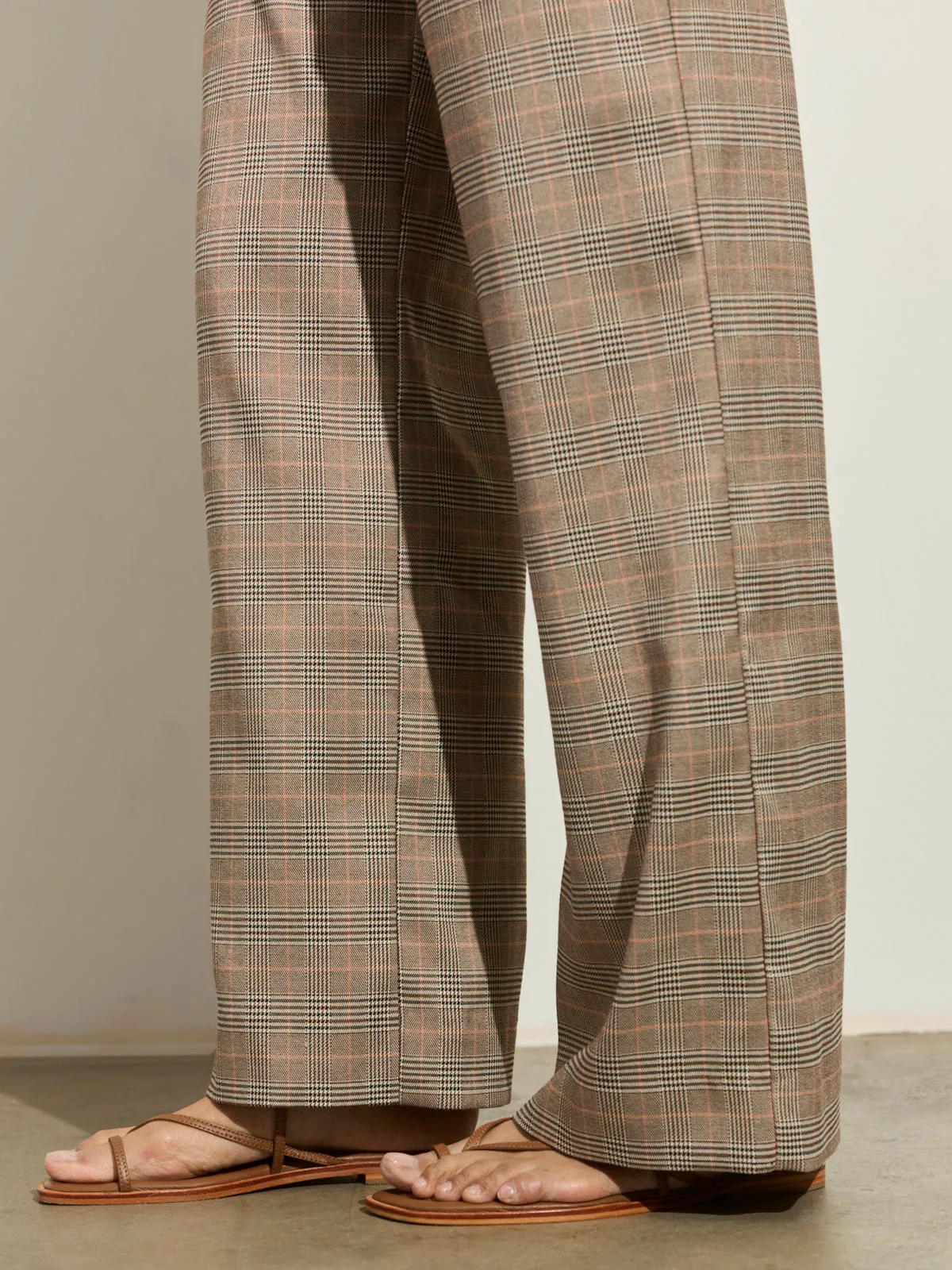 Spotlight Plaid Trouser Caviar Plaid sold by Sanctuary product image thumbnail 3