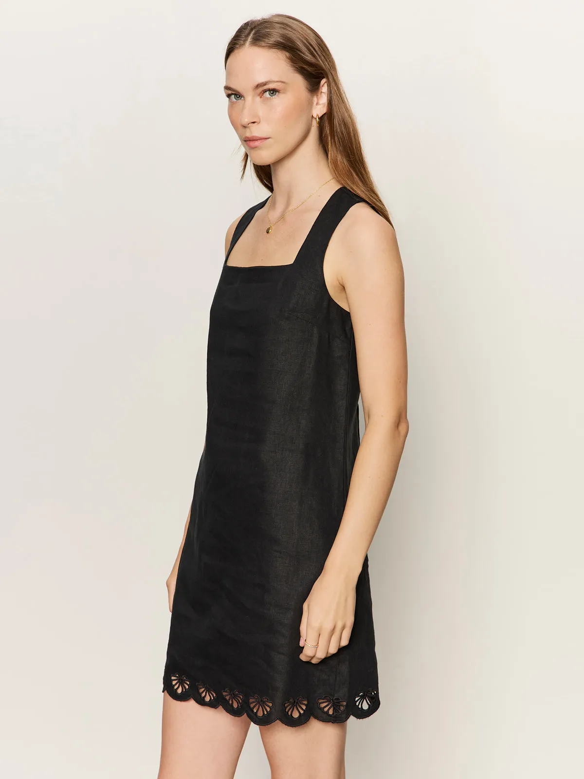 Almost There Linen Dress Black sold by Sanctuary product image thumbnail 3
