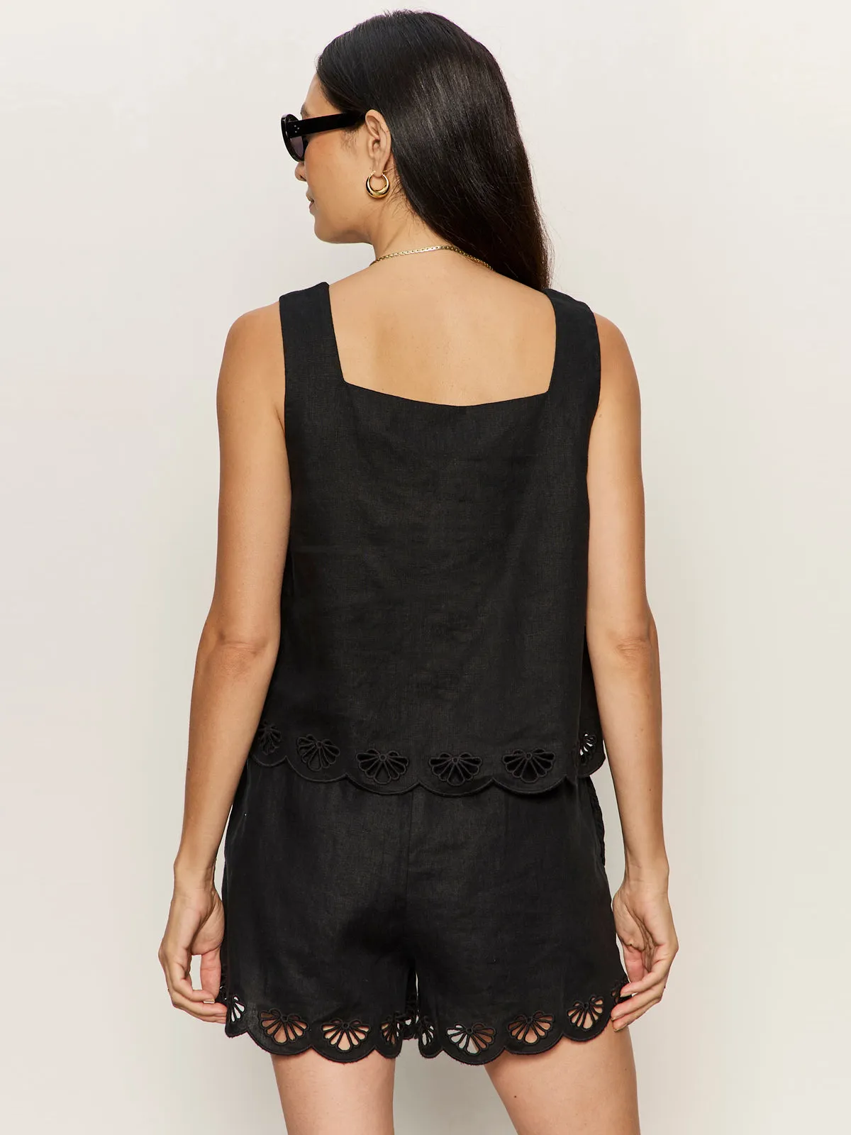 Almost There Linen Top Black sold by Sanctuary product image thumbnail 2