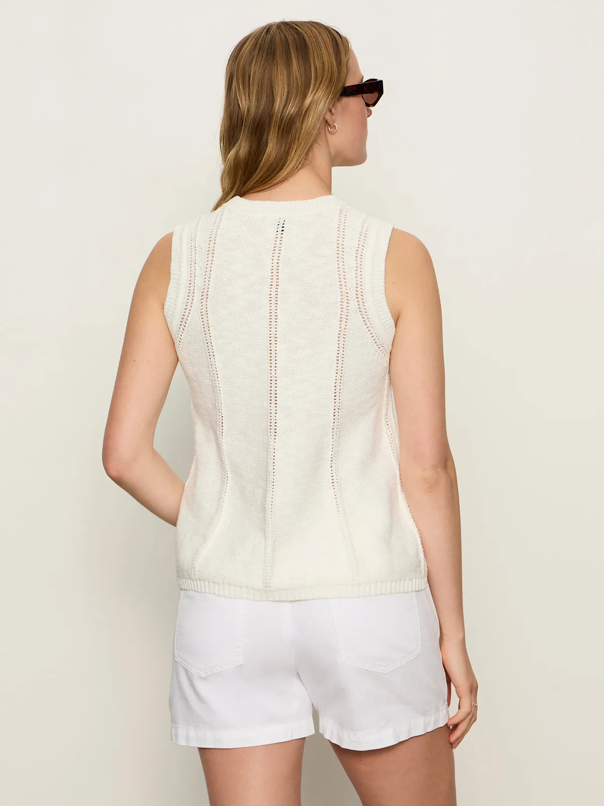 Easy Pointelle Shell Chalk sold by Sanctuary product image thumbnail 2