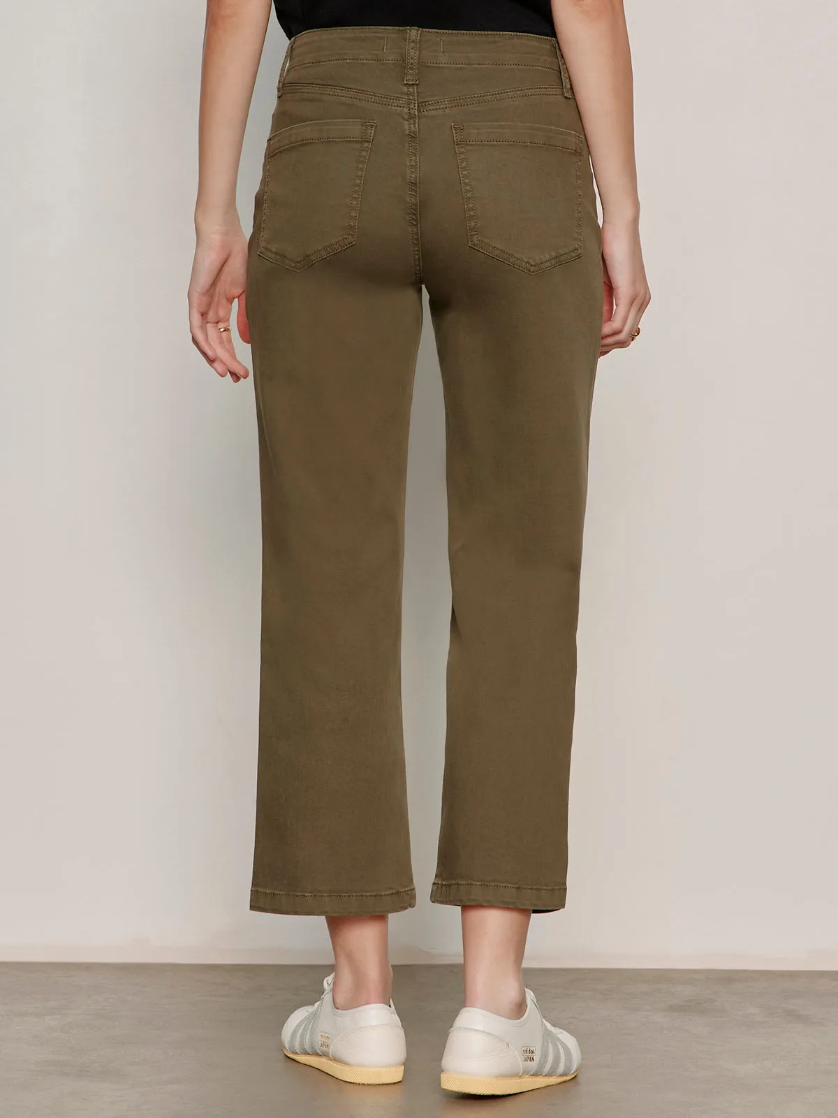 Retreat Crop Pant Burnt Olive sold by Sanctuary product image thumbnail 2