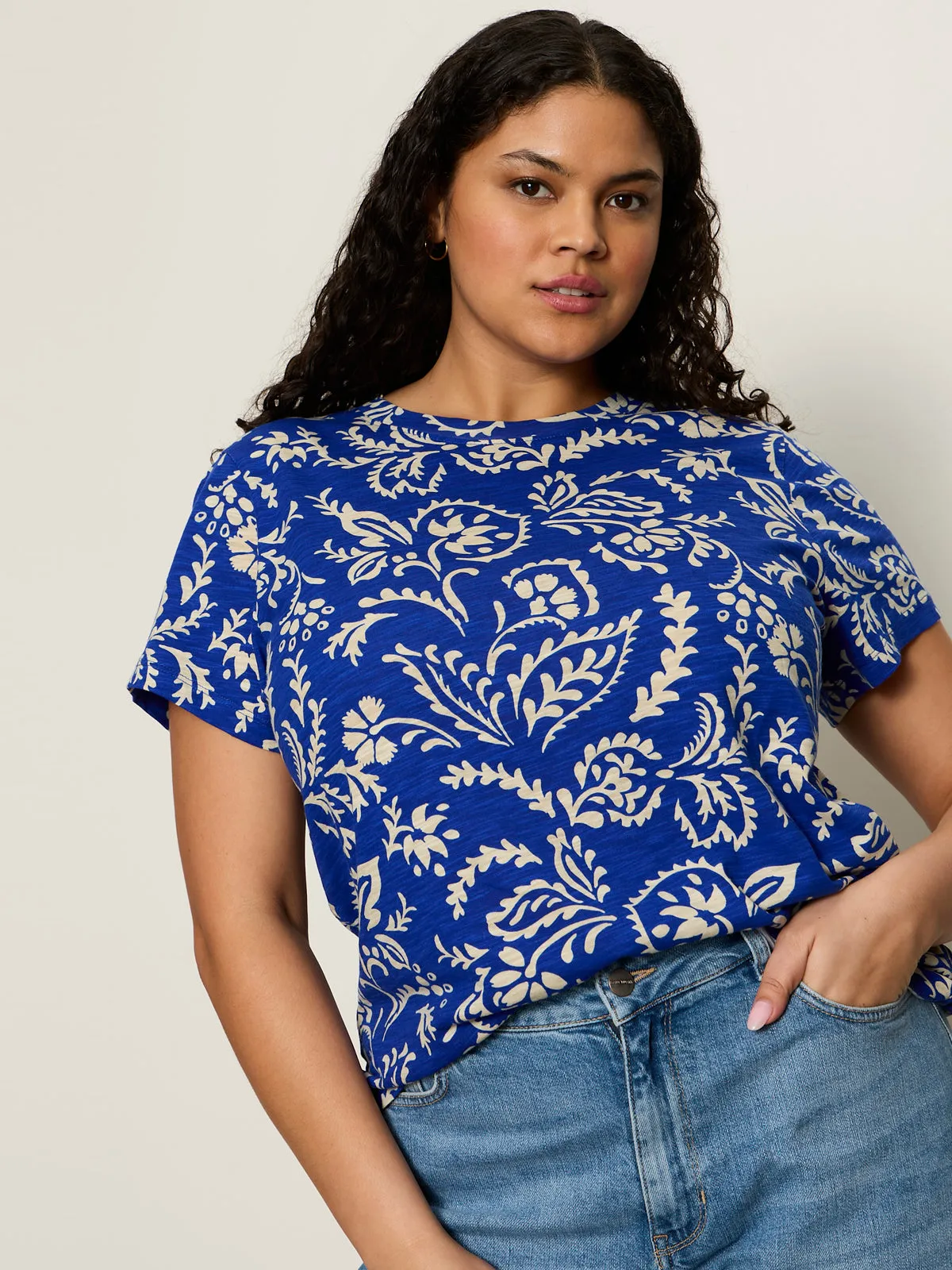 The Perfect Tee Portofino Extended Sizing sold by Sanctuary