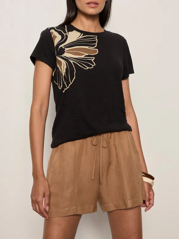 The Perfect Tee Lotus Placement Petite Sizing made by Sanctuary