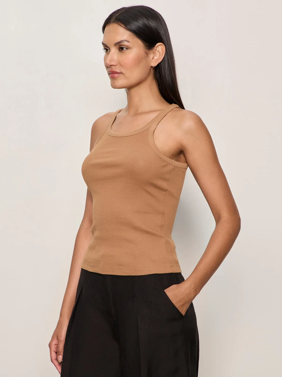 Sprinter Rib Tank Toasted Coconut sold by Sanctuary product image thumbnail 3