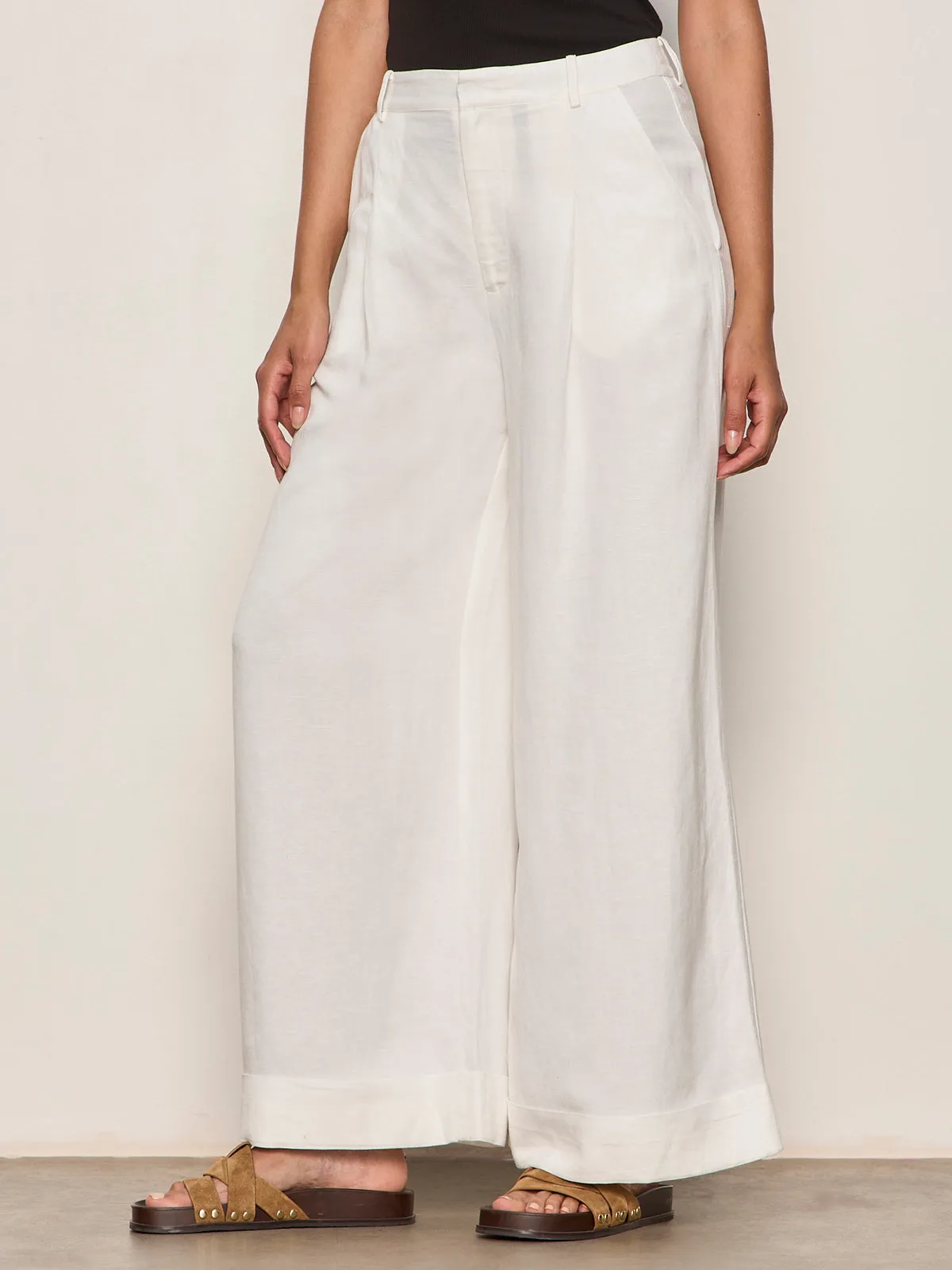 Terrace Linen Pant Chalk sold by Sanctuary product image thumbnail 3