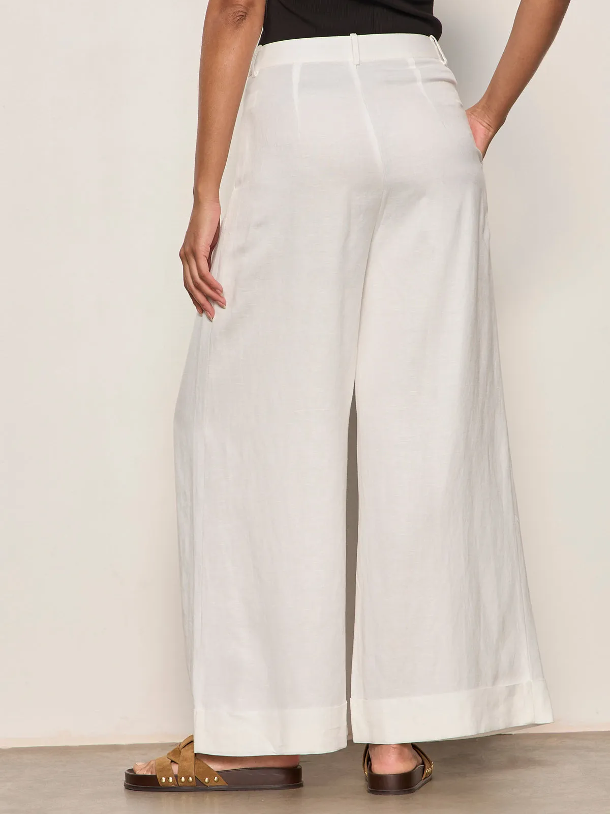Terrace Linen Pant Chalk sold by Sanctuary product image thumbnail 2