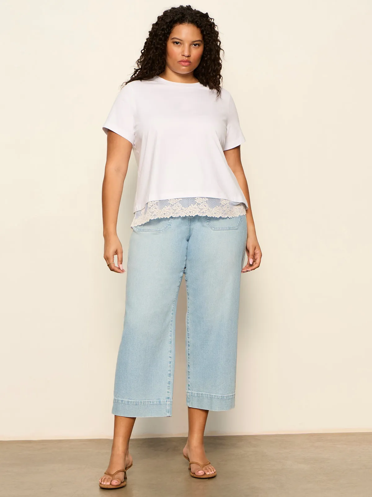 Cami Remix Tee White Extended Sizing sold by Sanctuary product image thumbnail 3