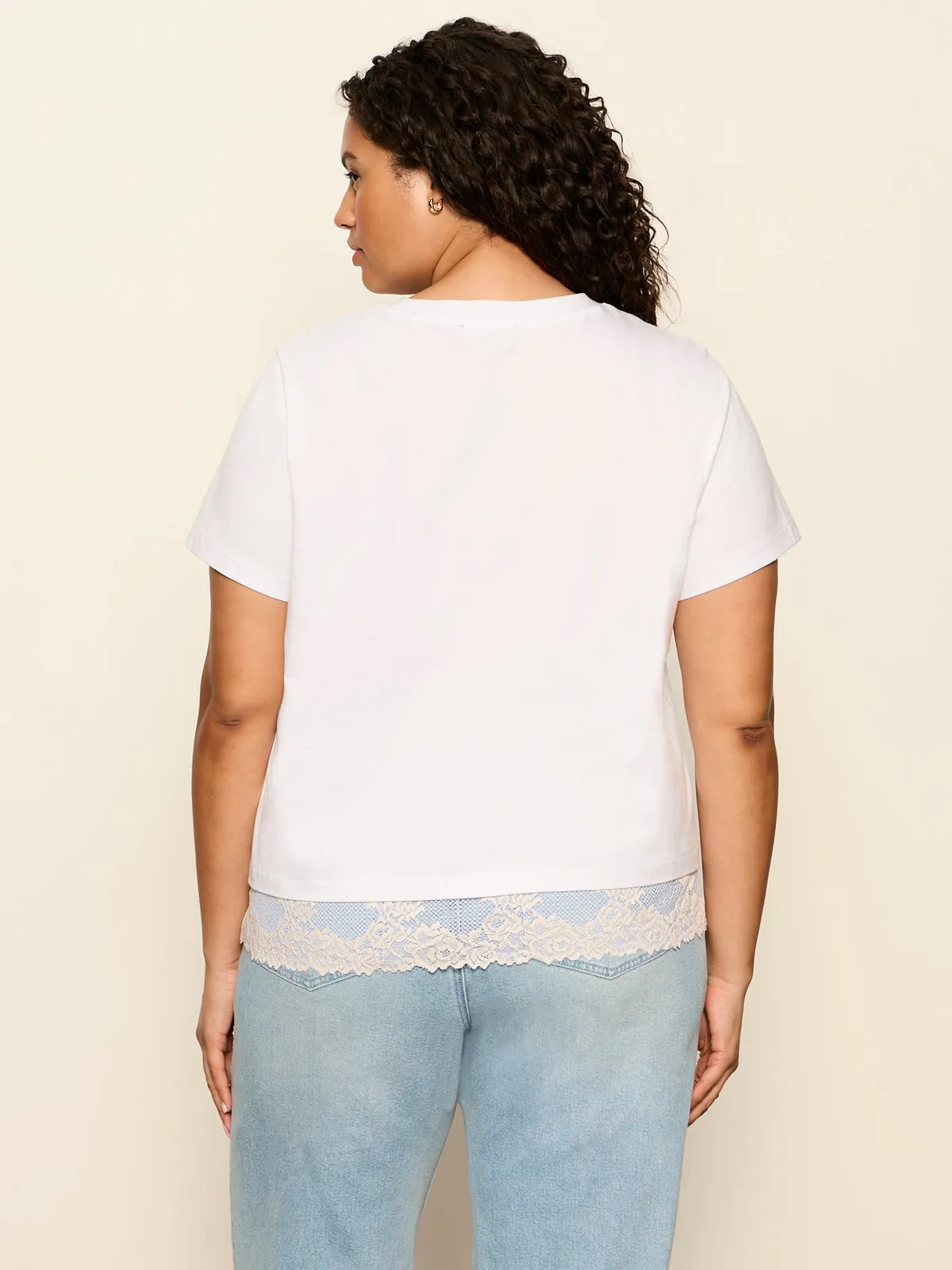 Cami Remix Tee White Extended Sizing sold by Sanctuary product image thumbnail 2
