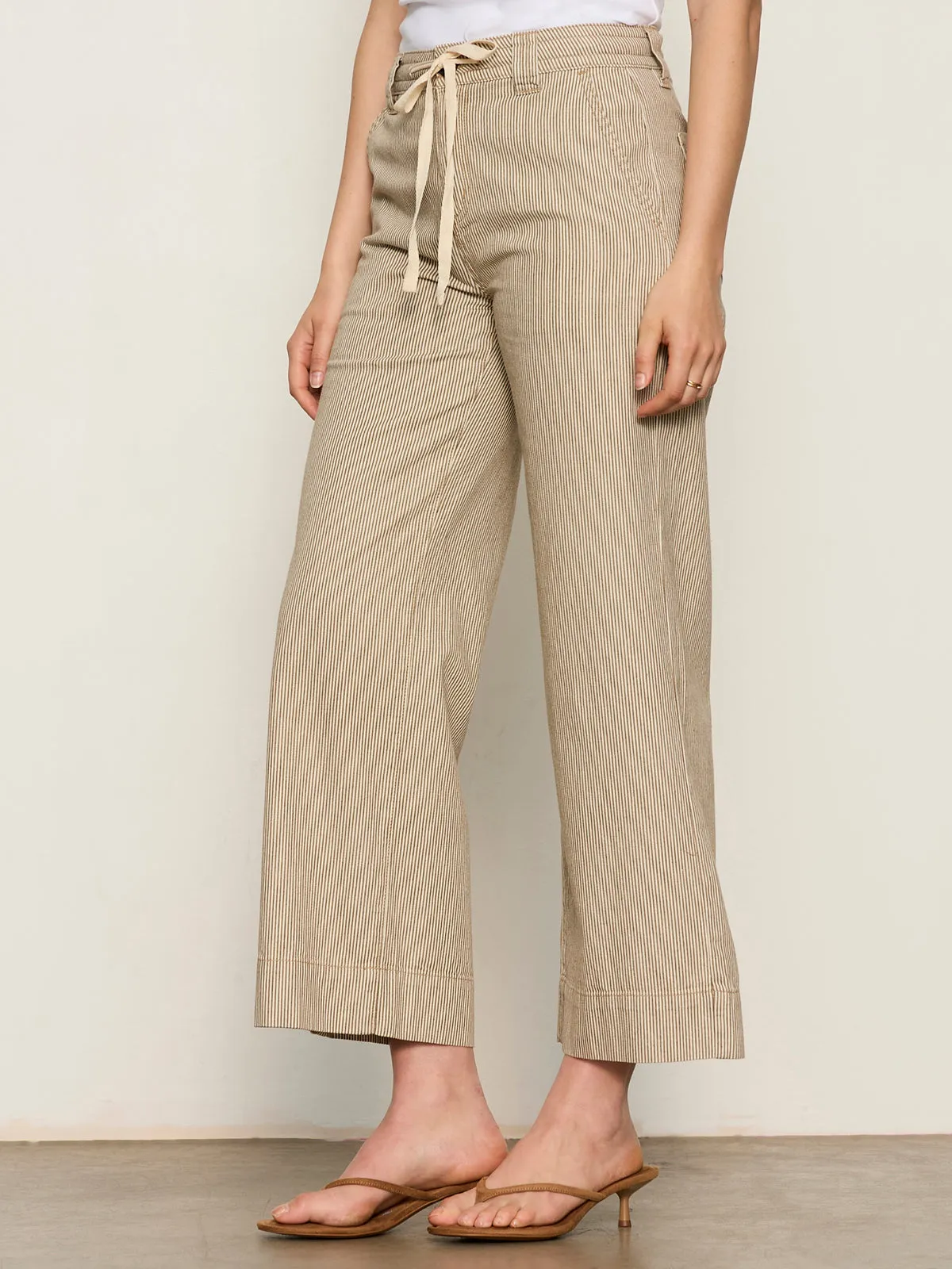 Lily Stripe Cropped Pant Lido Stripe sold by Sanctuary product image thumbnail 4