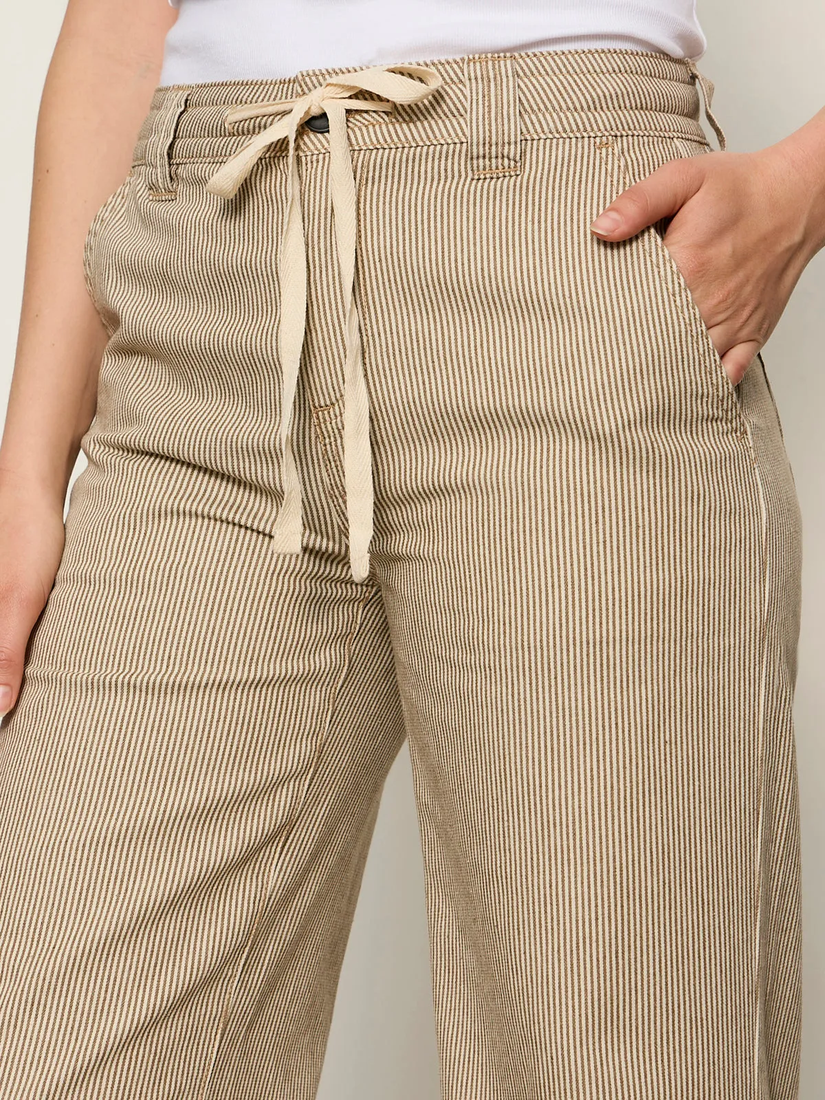 Lily Stripe Cropped Pant Lido Stripe sold by Sanctuary product image thumbnail 5