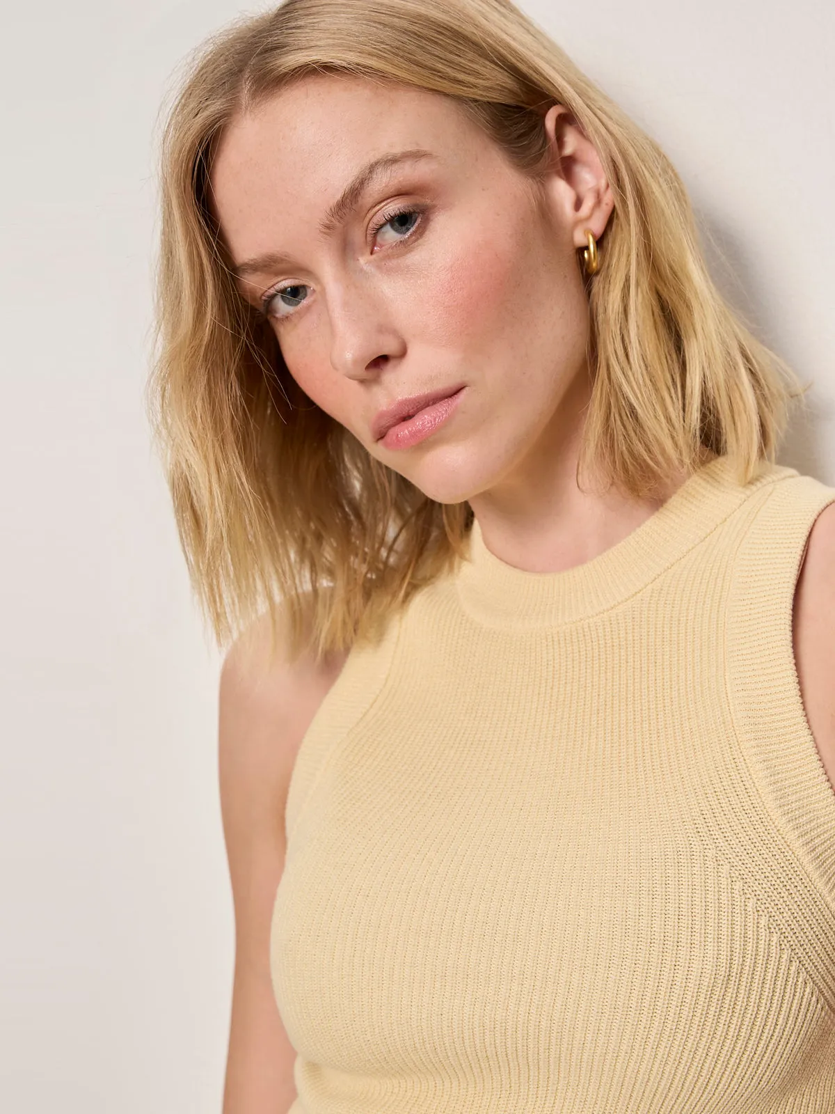 In The Mix Sweater Tank Banana sold by Sanctuary product image thumbnail 5