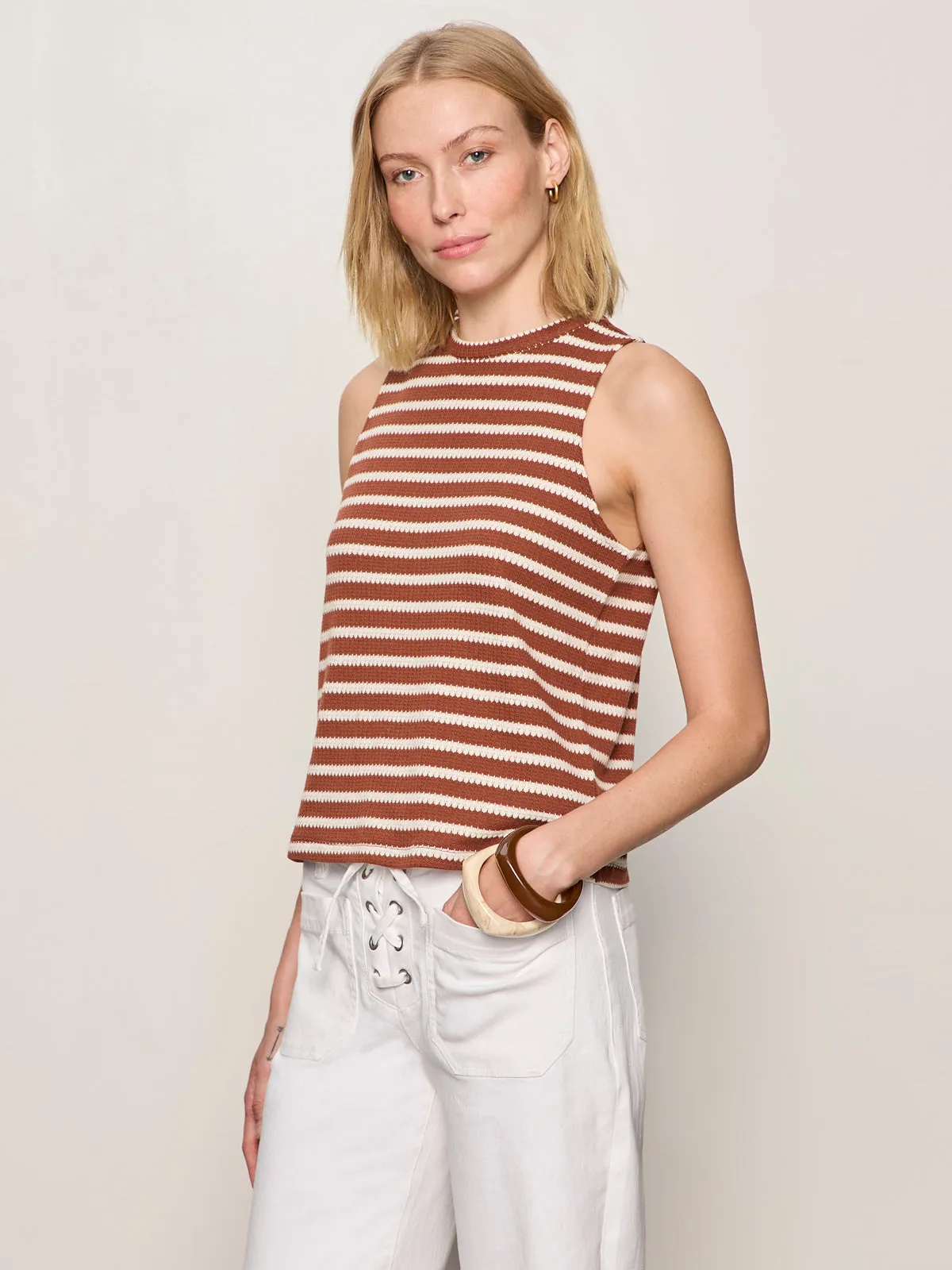 Campari Tank Clay Stripe sold by Sanctuary product image thumbnail 3